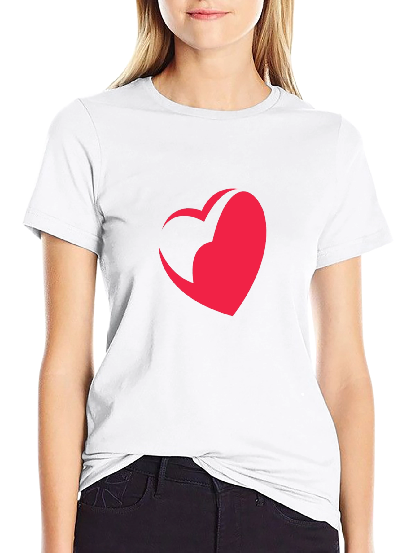 Black Heart Graphic Tee - Modern Style view 9