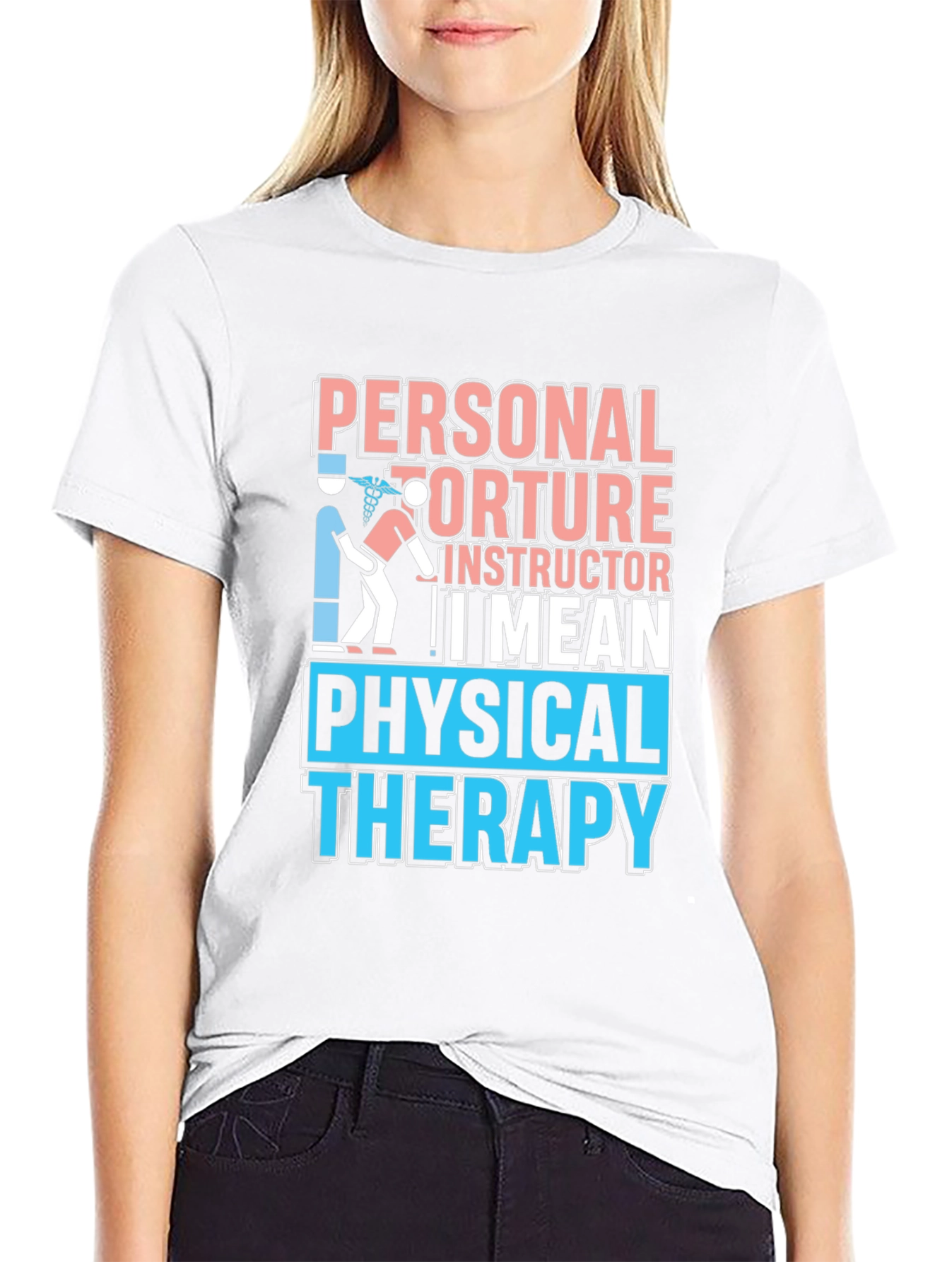 Black Personal Torture Instructor T-Shirt - Physical Therapy Tee view 9