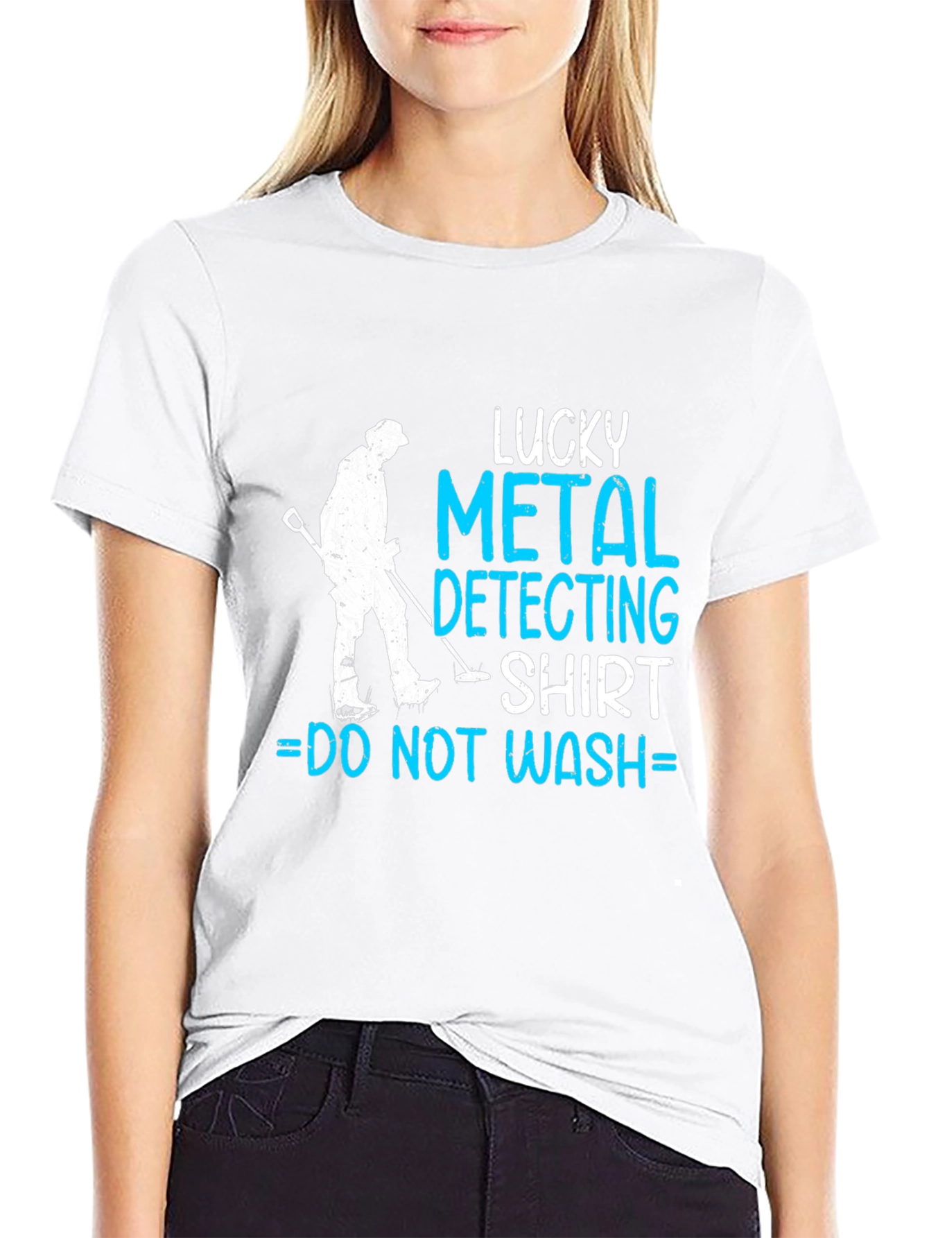 Black Lucky Metal Detecting Shirt view 9