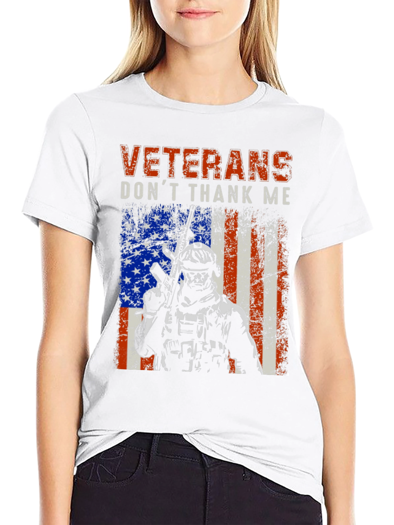 Veterans Don't Thank Me T-Shirt - 9