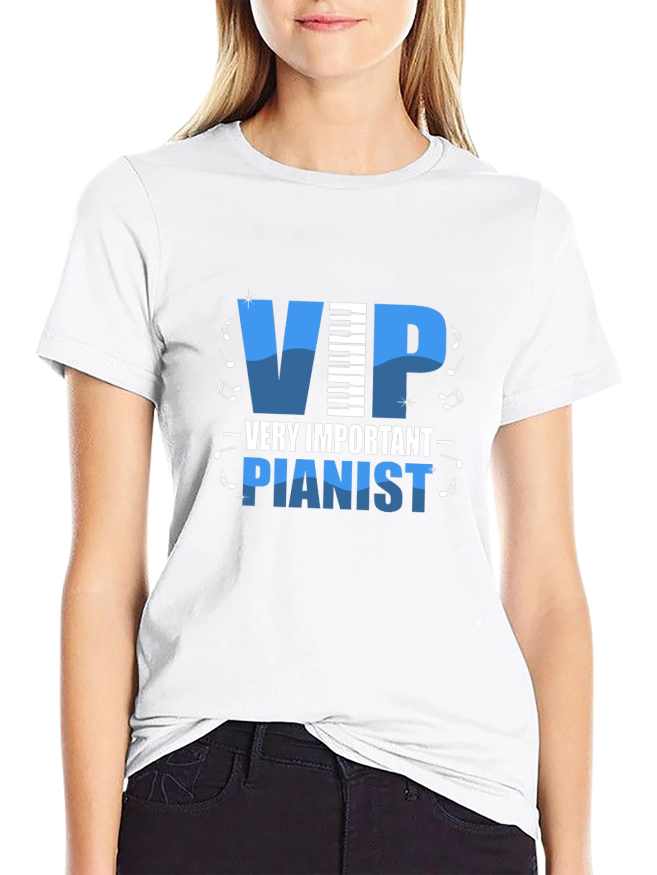 Very Important Pianist Graphic T-Shirt - 9