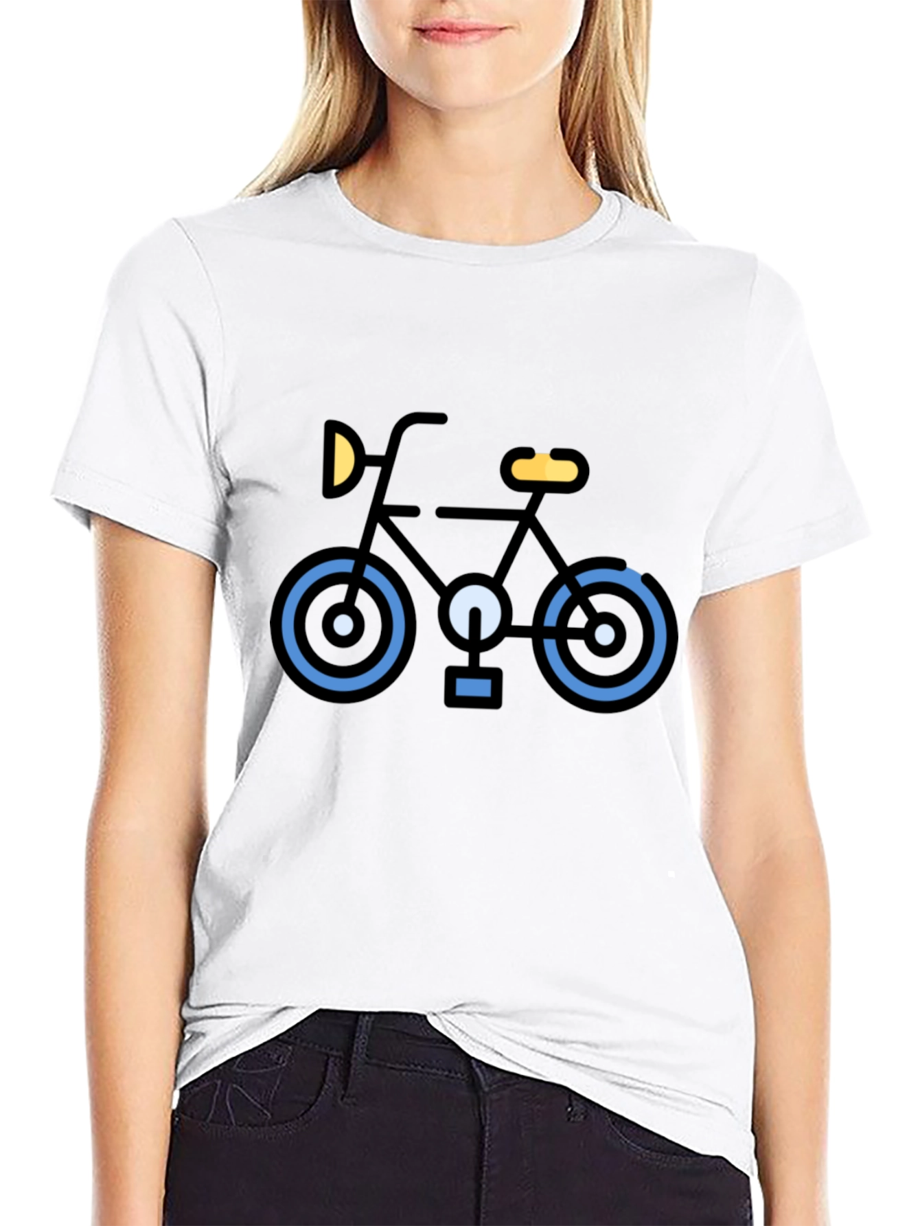 Black Bike Graphic Tee - Stylish & Comfortable Black T-Shirt view 9