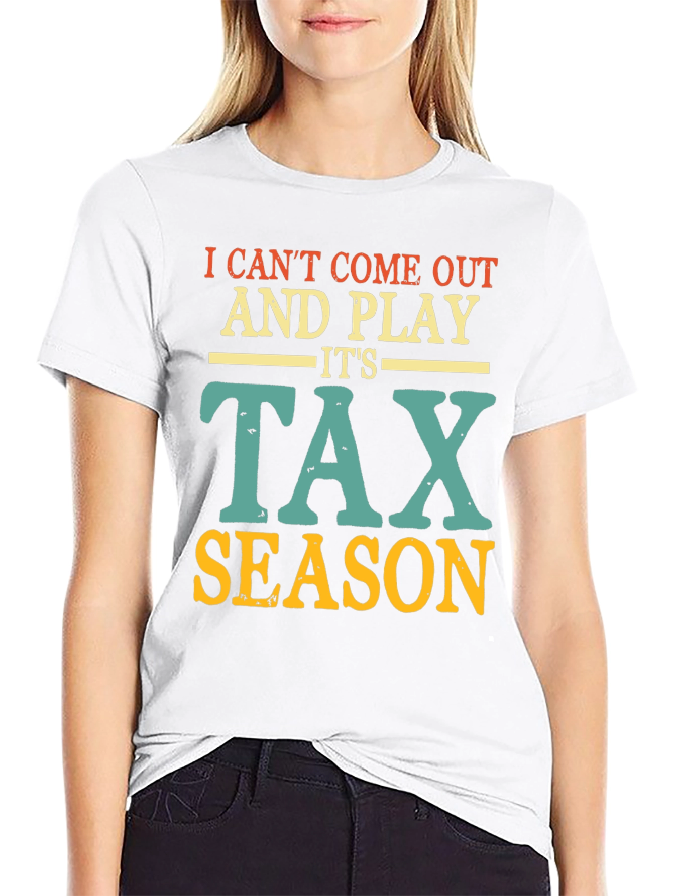 Black Tax Season T-Shirt - Accountant Humor Tee view 9