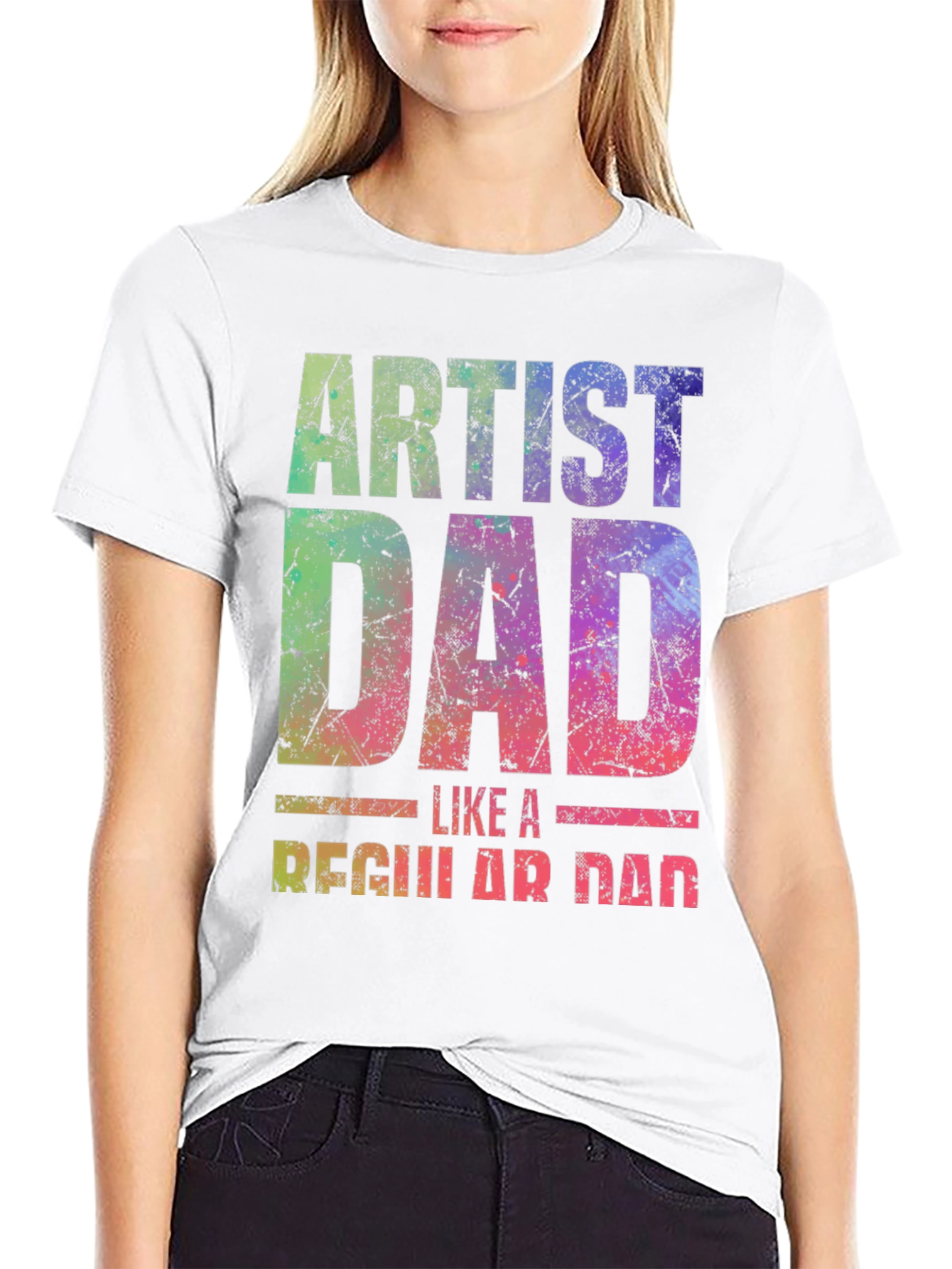 Artist Dad T-Shirt - Unique Graphic Tee - 9