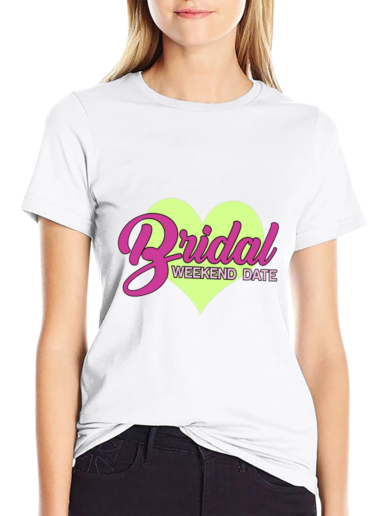 Black Bridal Weekend Date T-Shirt - Bachelorette Party Tee view 9