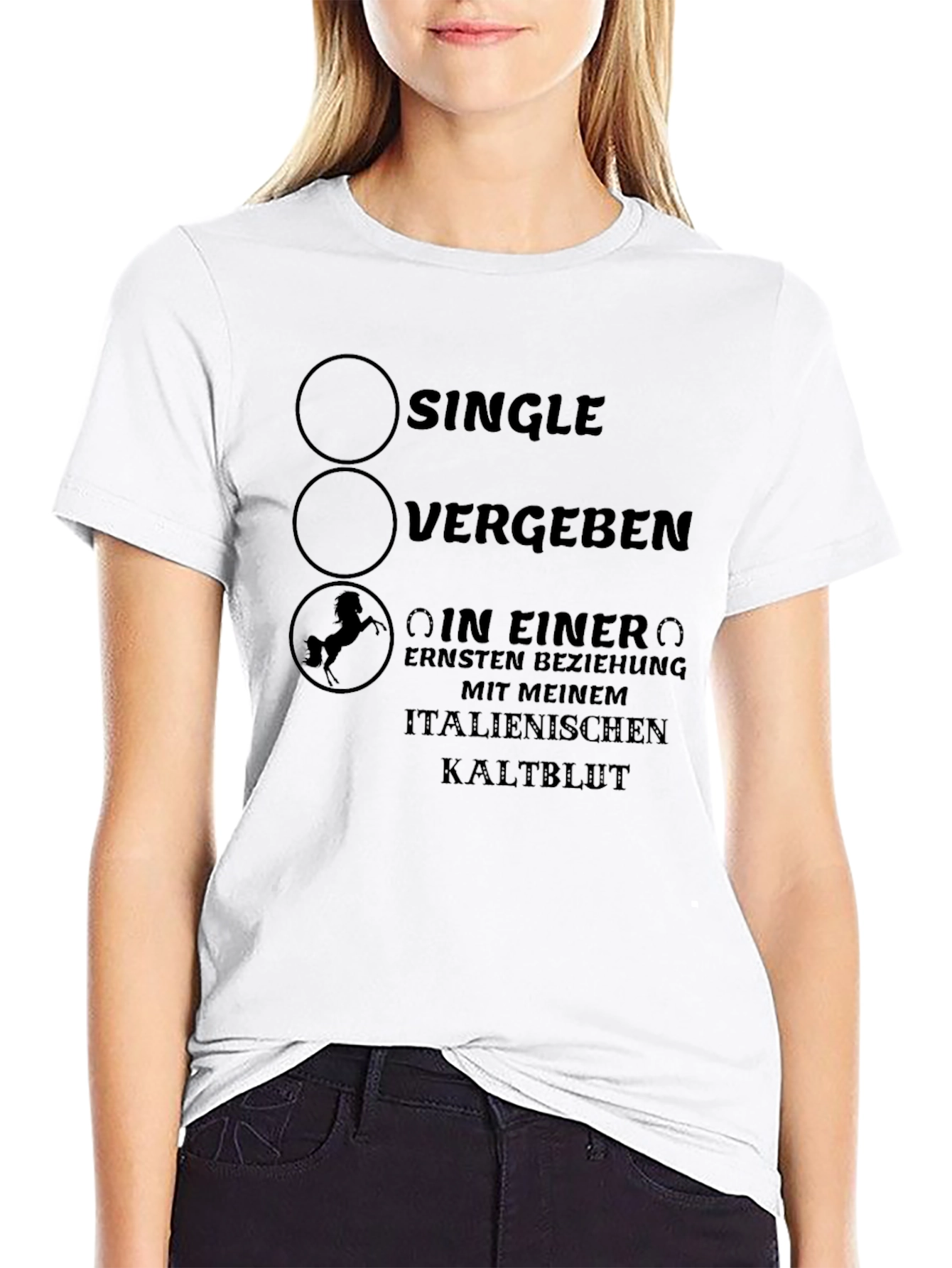 Black Single Vergeben Horse Lover T-Shirt view 9