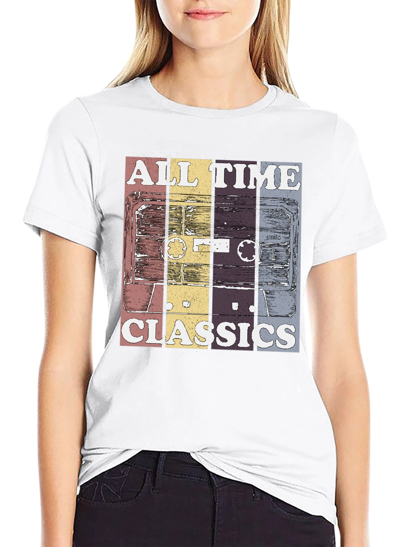 Black Retro "All Time Classics" Graphic Tee view 9