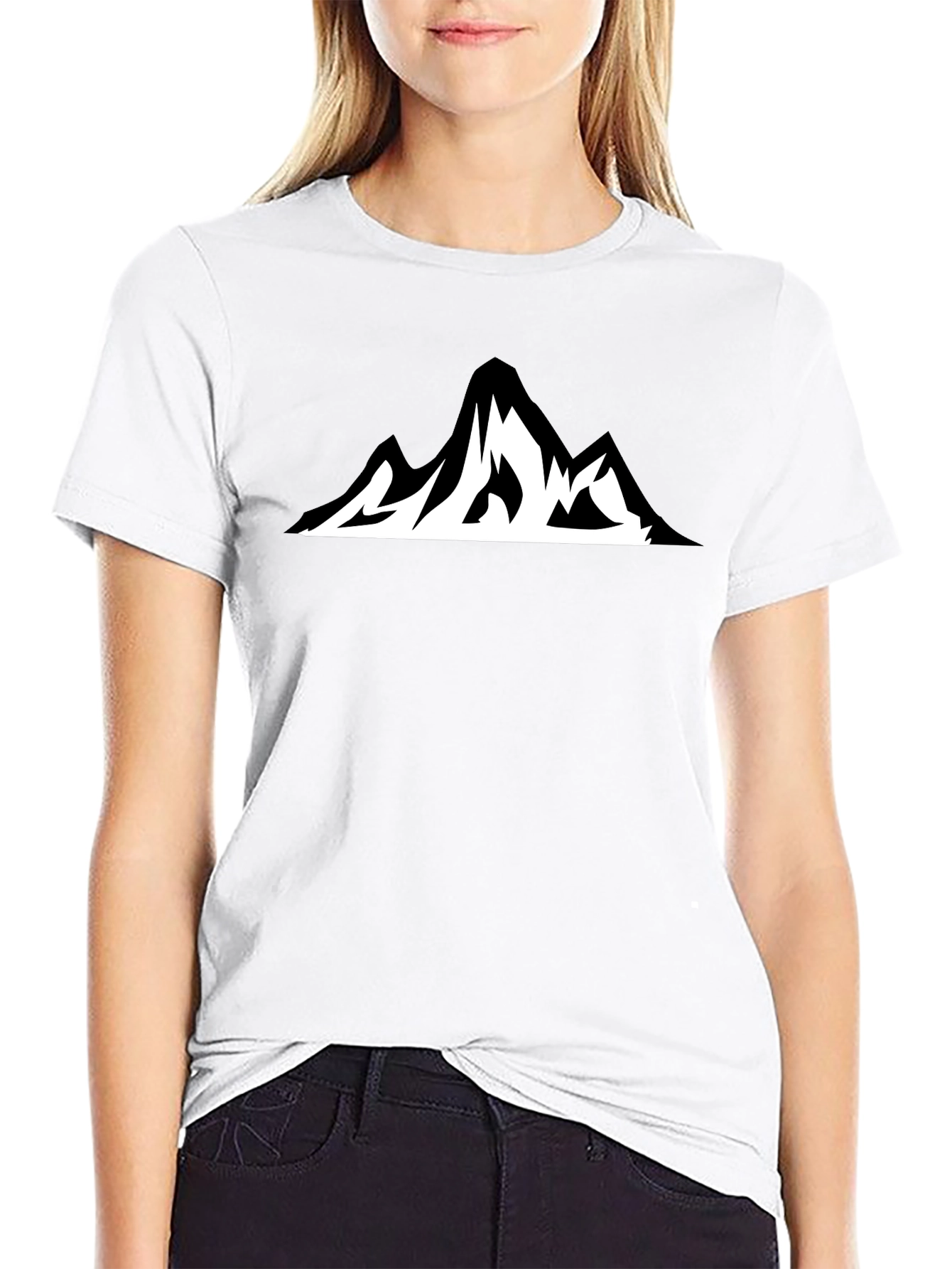 Black Mountain Graphic T-Shirt - Black view 9