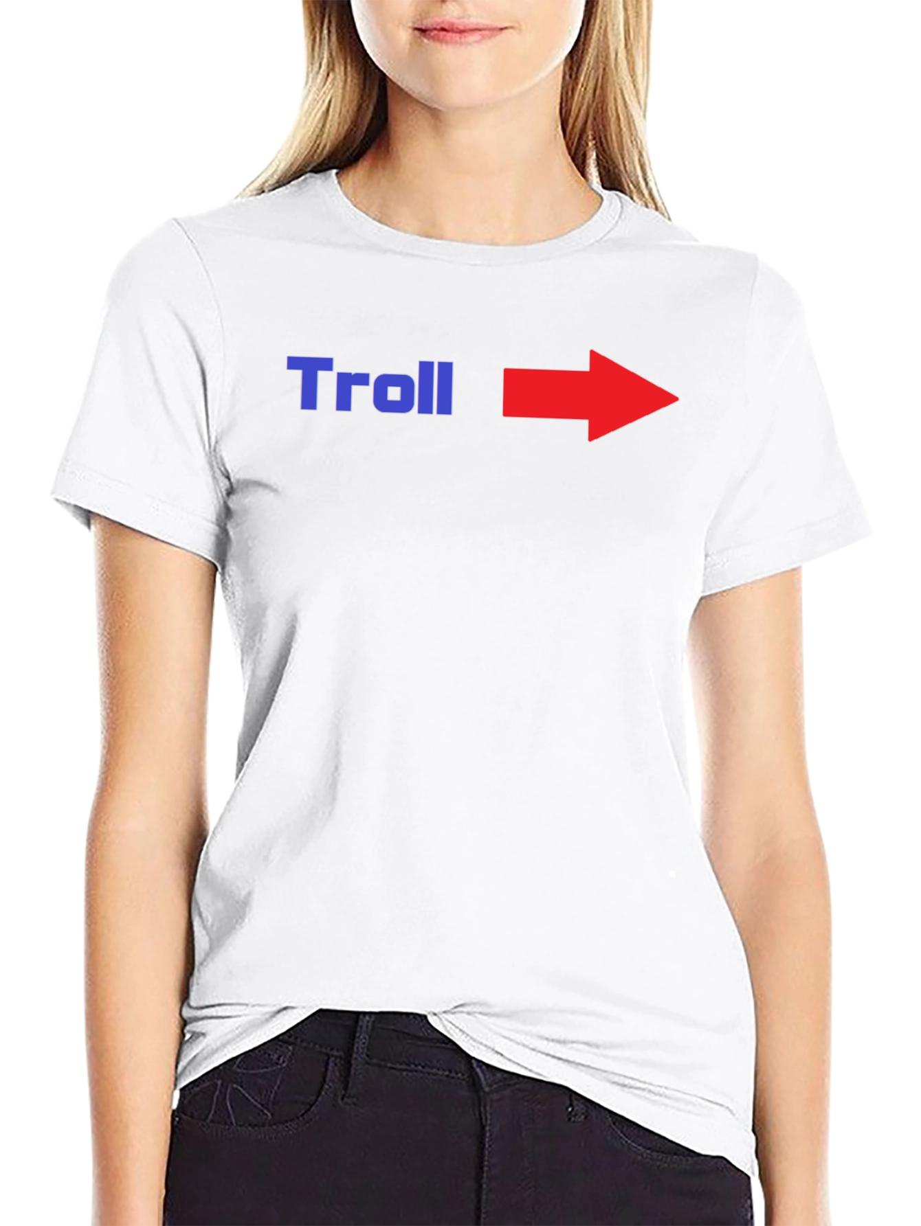 Black Troll Arrow T-Shirt - Point the Way! view 9