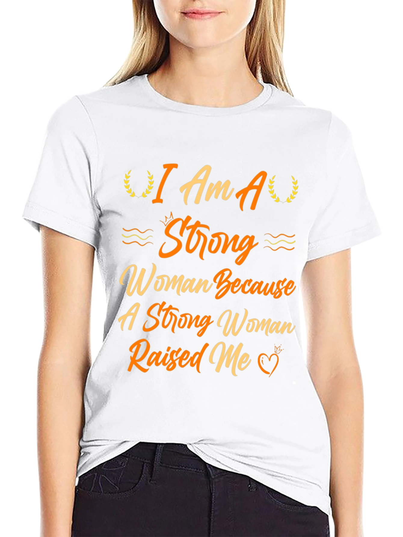 Black Strong Woman Graphic Tee - Empowering Design view 9