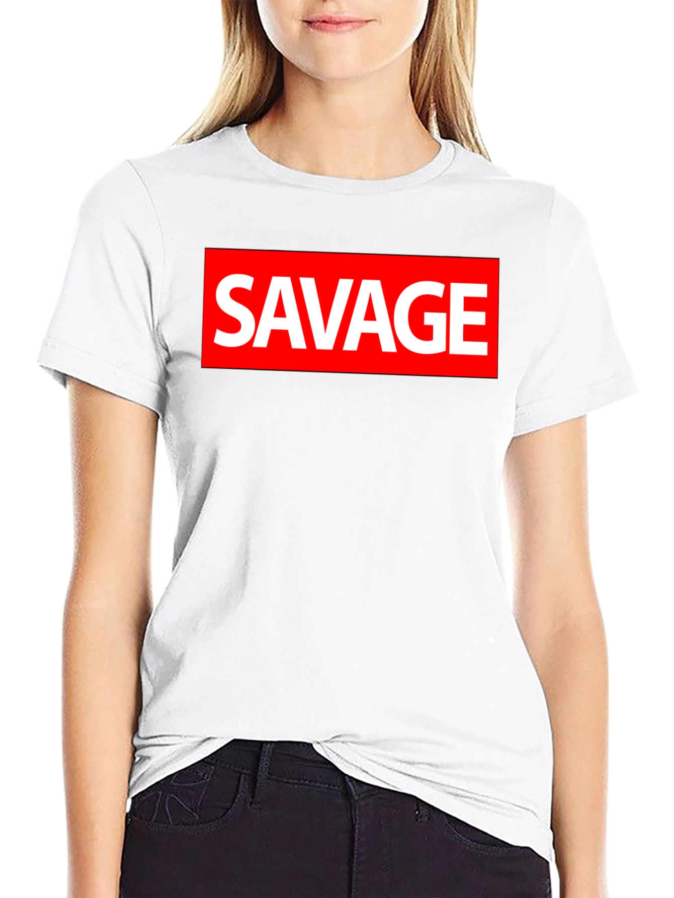 Black Savage Graphic Tee - Bold Streetwear Style view 9
