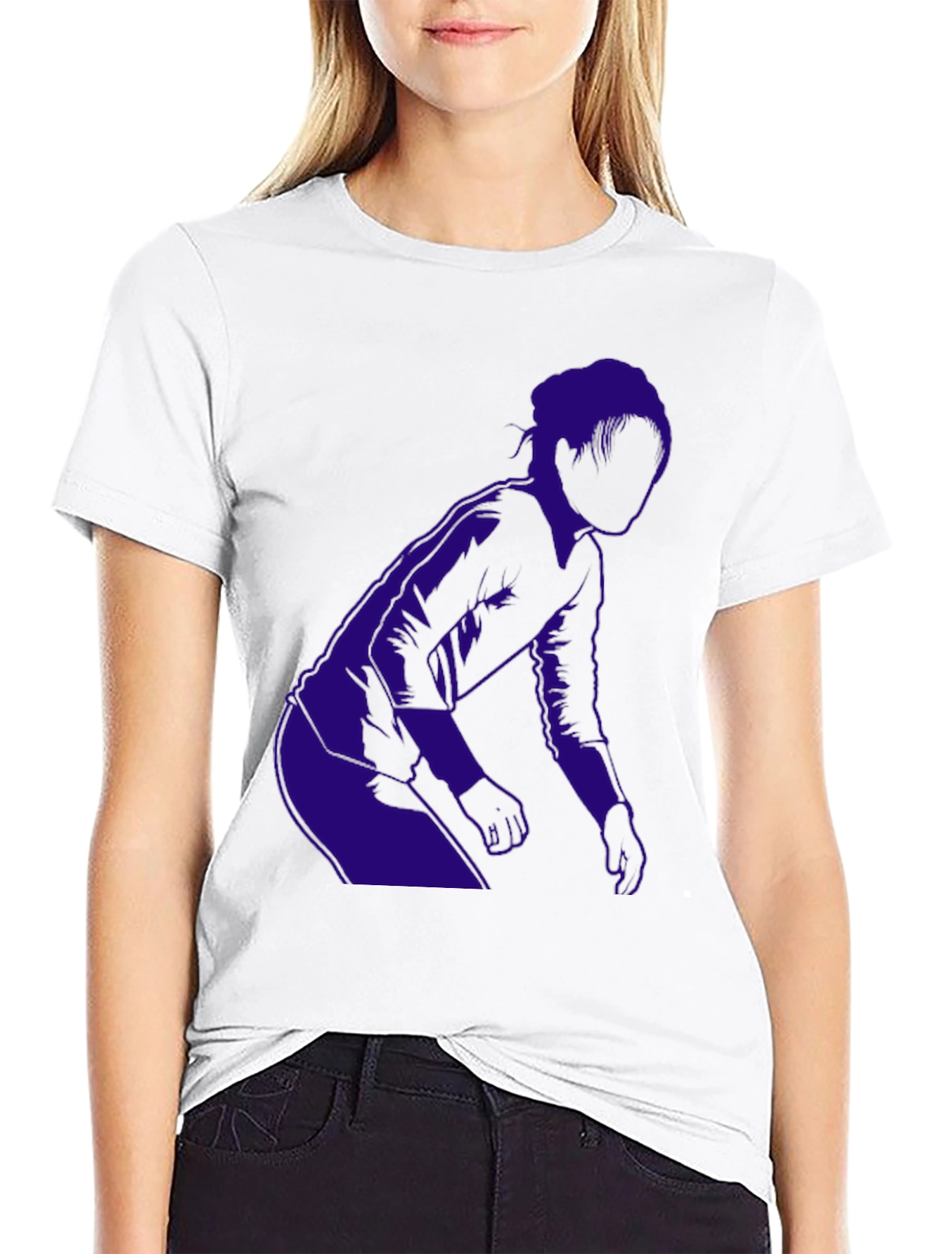 Black Cool Graphic Tee - Stylish Black T-Shirt view 9