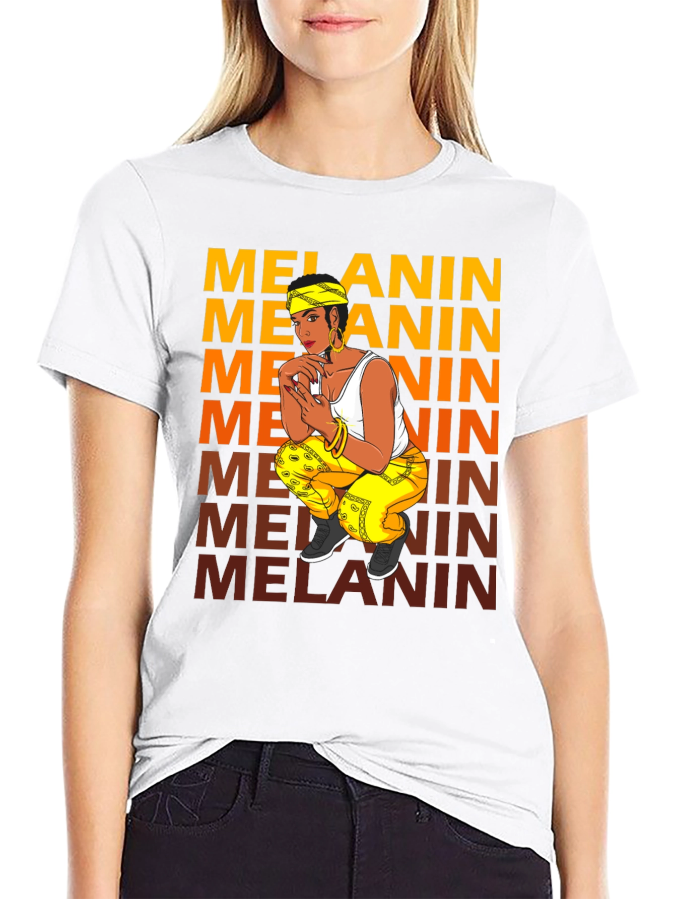 Black Melanin T-Shirt view 9