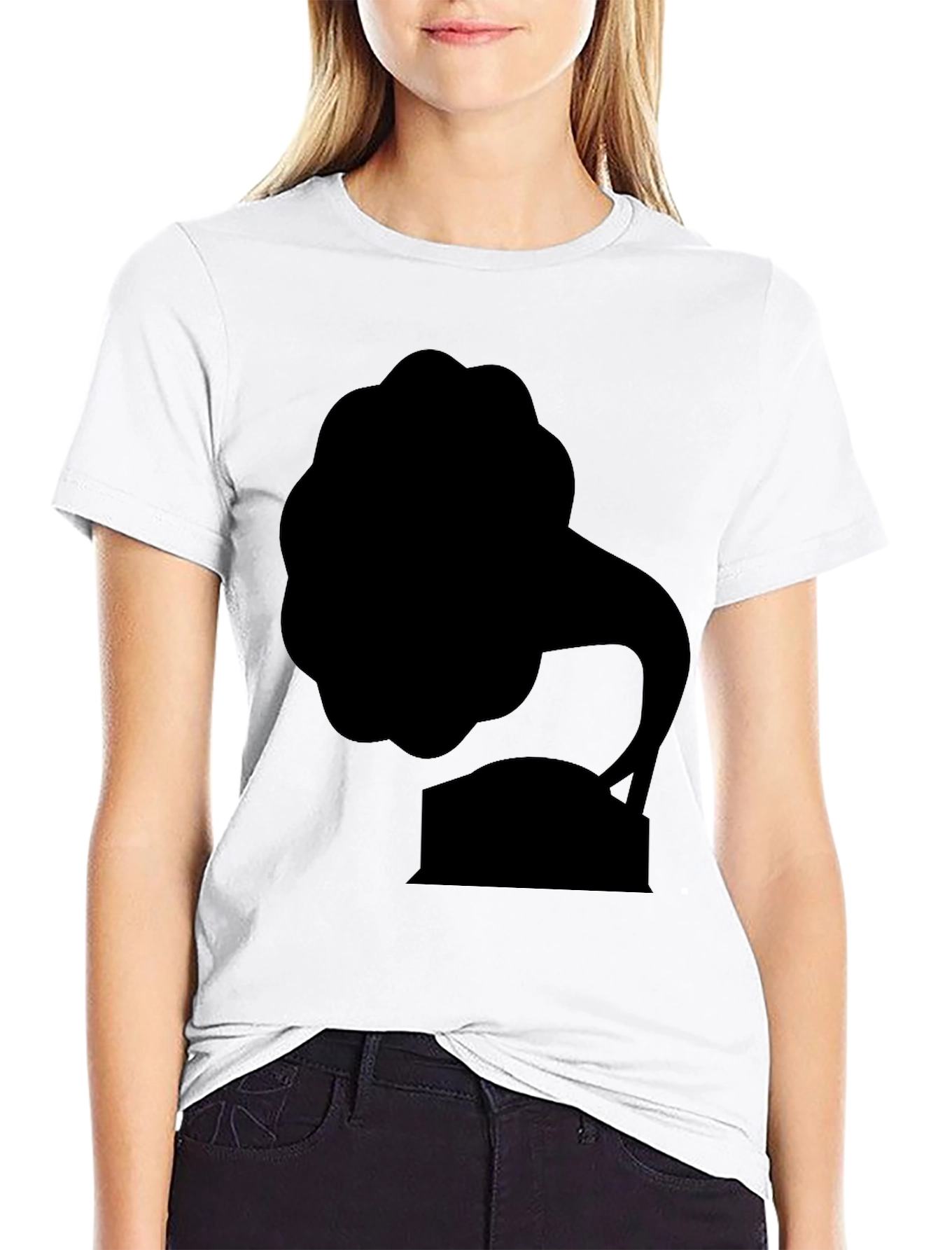 Black Retro Phonograph Black T-Shirt Vintage Music Style view 9