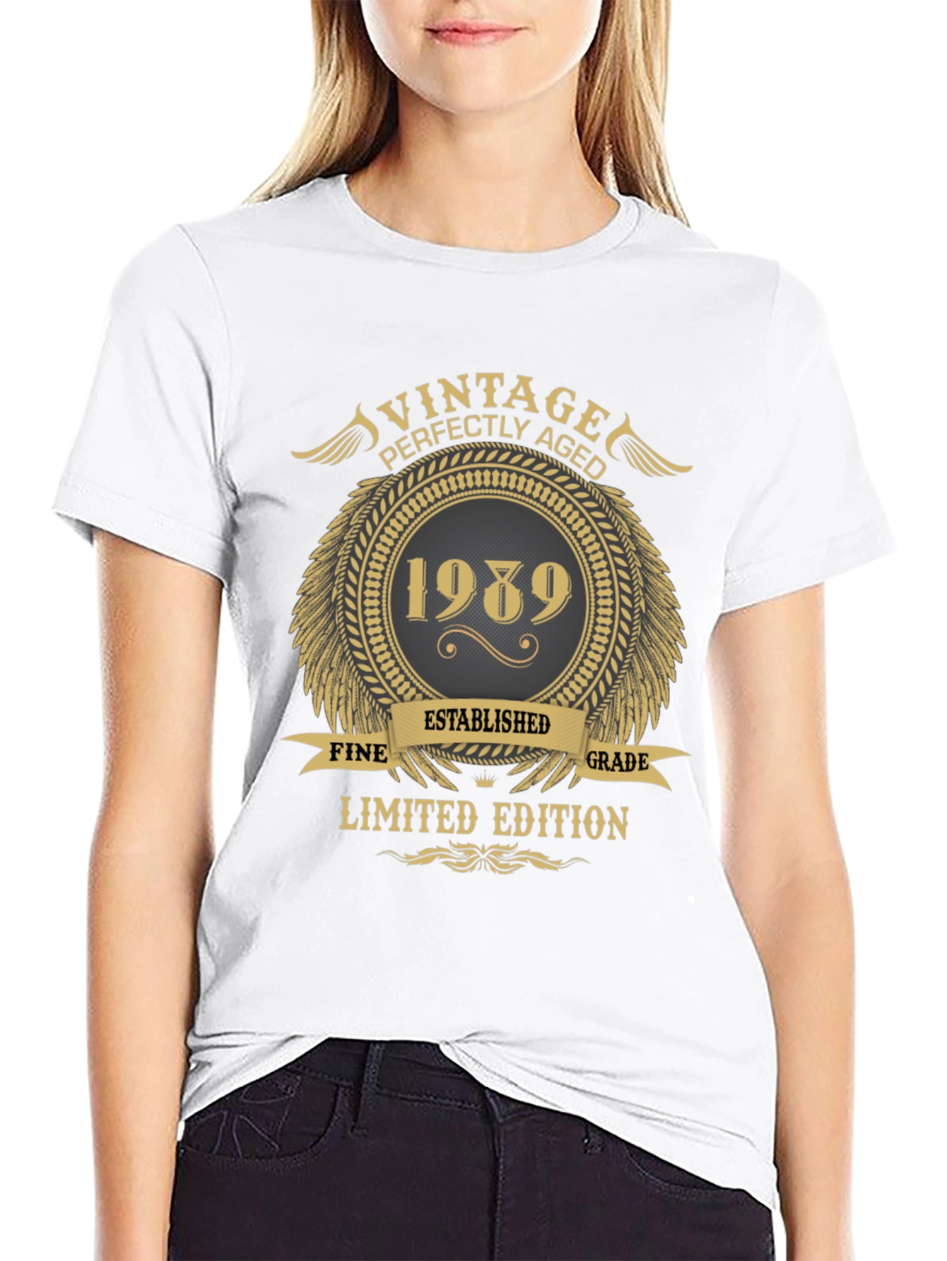 Black Vintage 1989 Limited Edition Black T-Shirt view 9