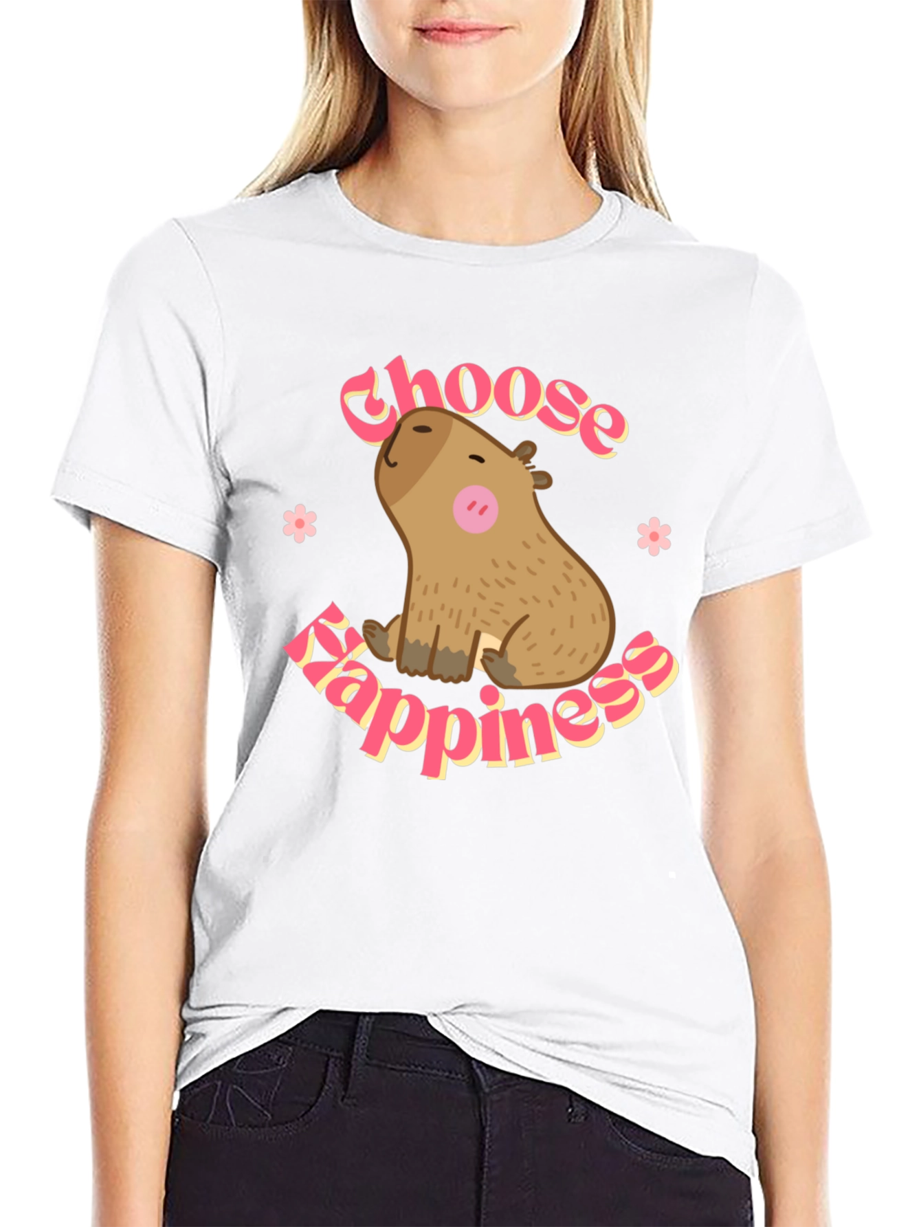 Choose Happiness Capybara T-Shirt - 9