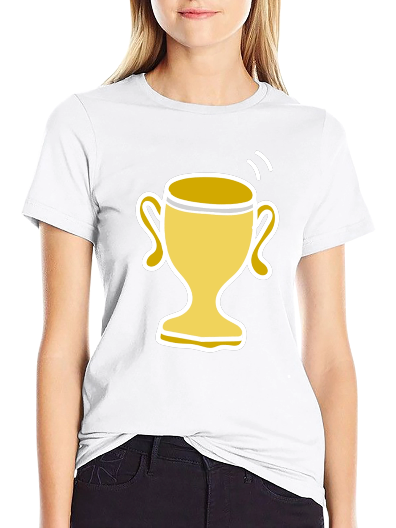 Black Trophy Graphic Black Tee - Winner's Choice! view 9