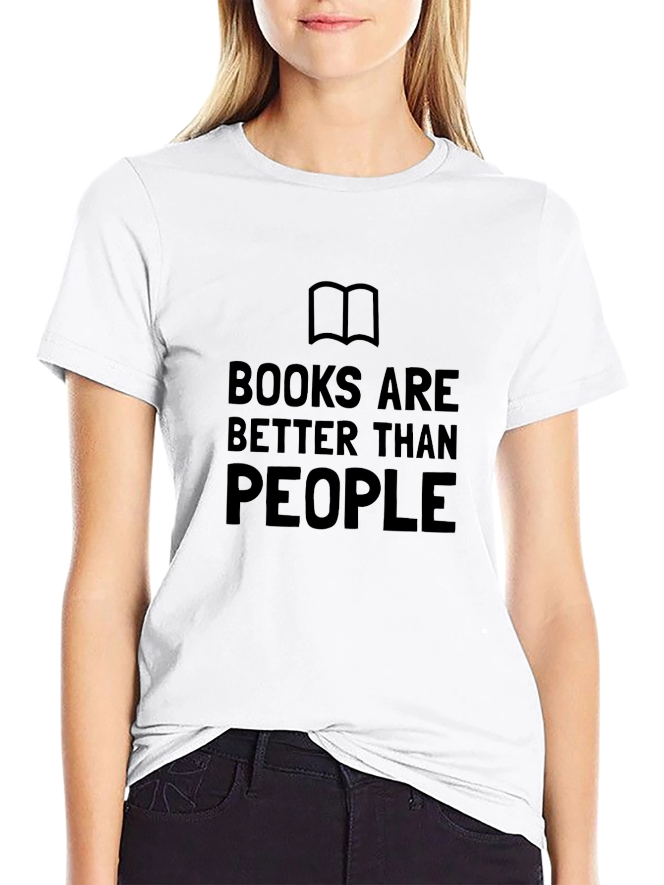 Black Books Are Better Than People Graphic Tee view 9