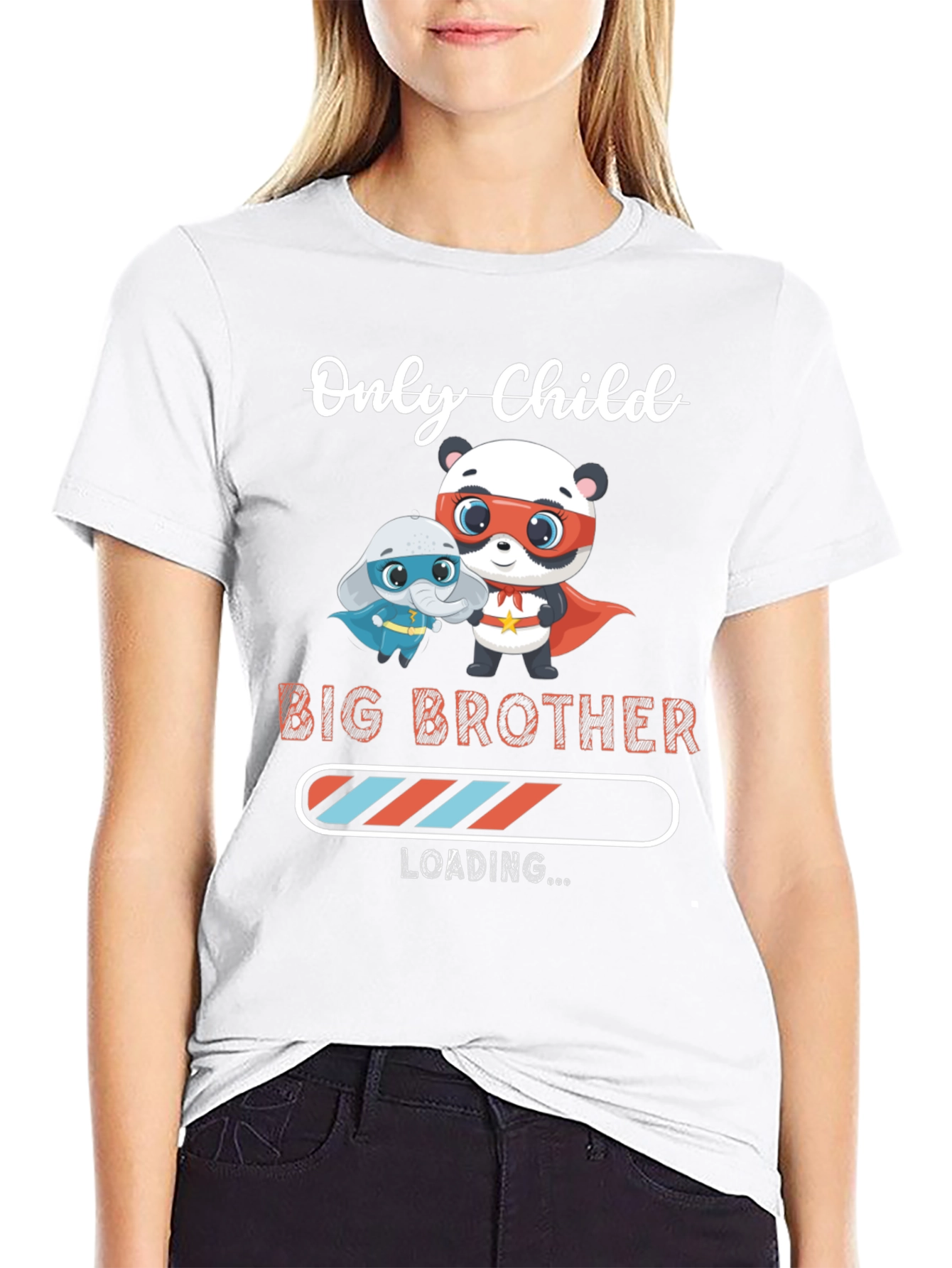 Black Big Brother Loading T-Shirt view 9