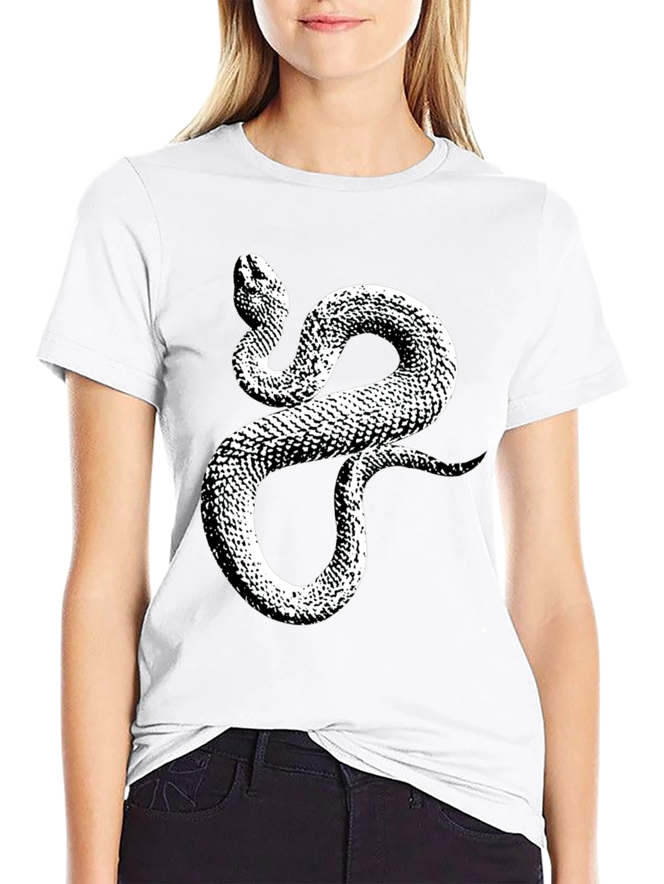 Black Snake Graphic Tee - Men's Black T-Shirt view 9