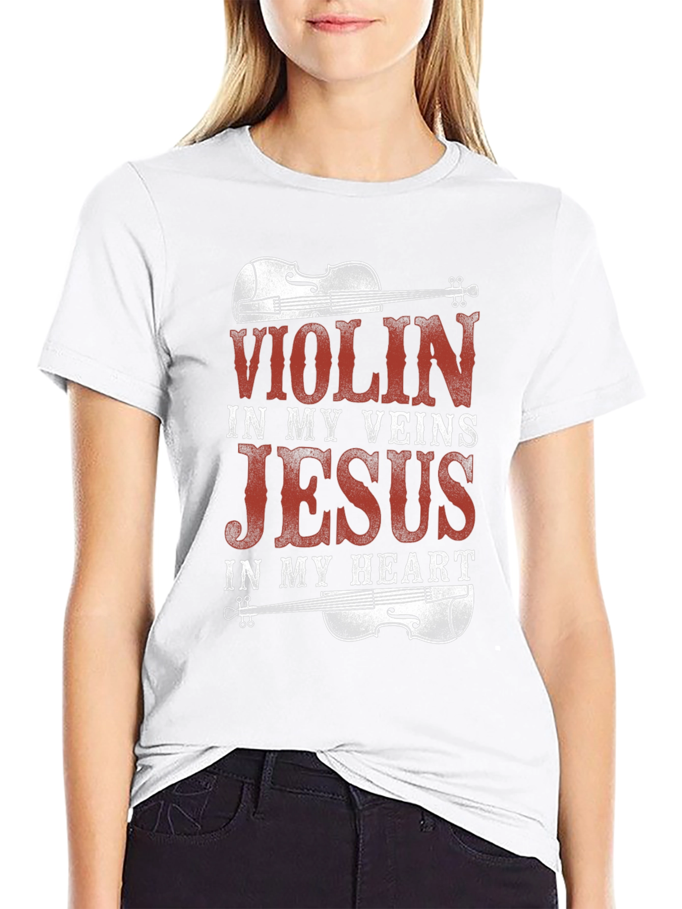 Black Violin Jesus Graphic Tee view 9
