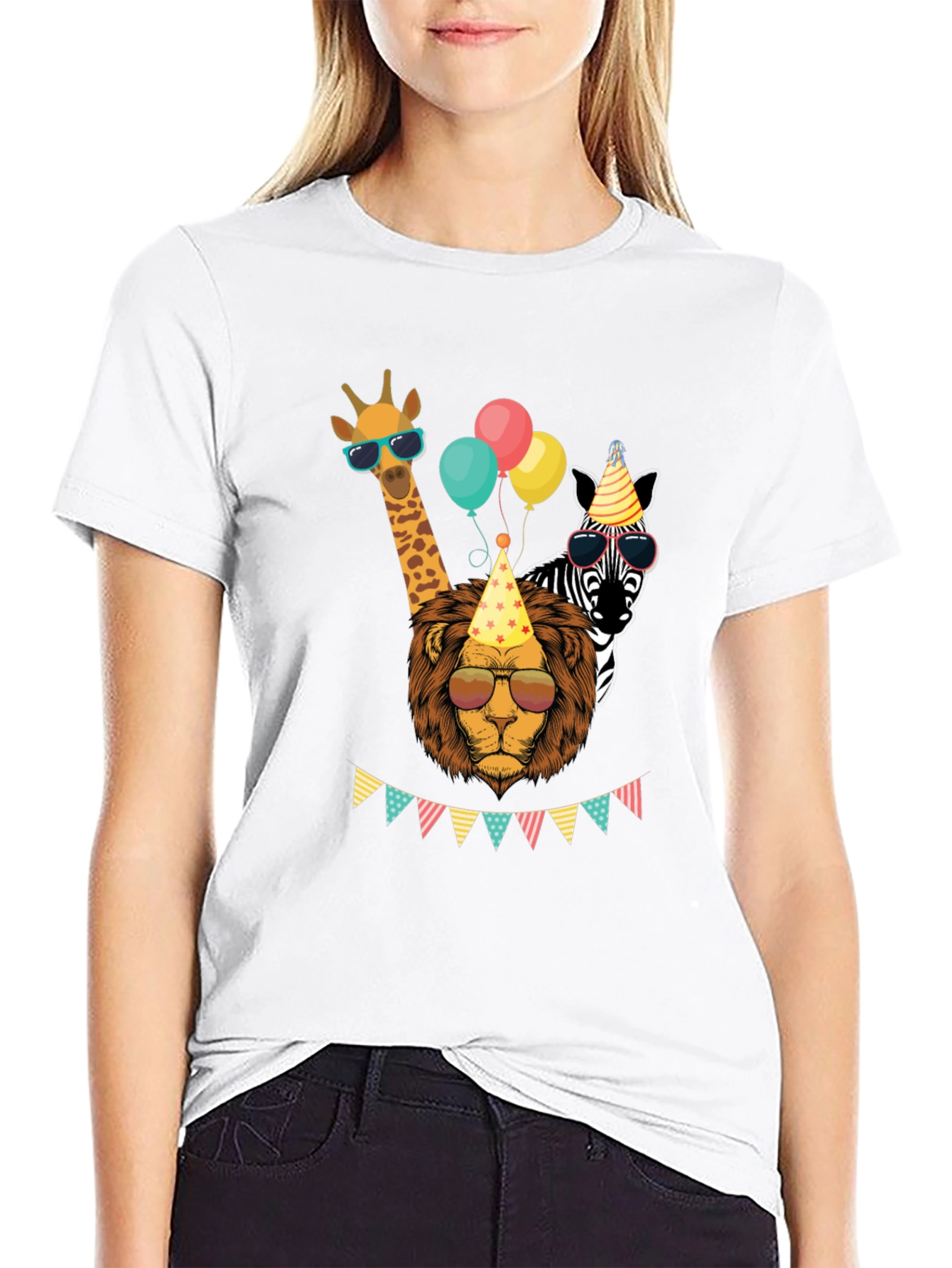 Black Party Animals T-Shirt view 9