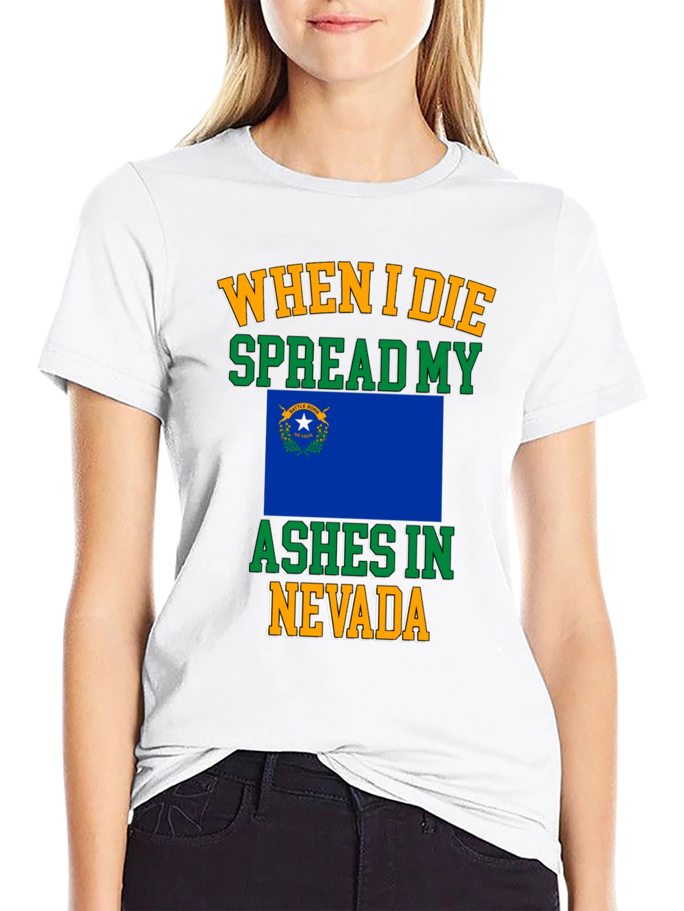 Black Nevada Ashes T-Shirt view 9