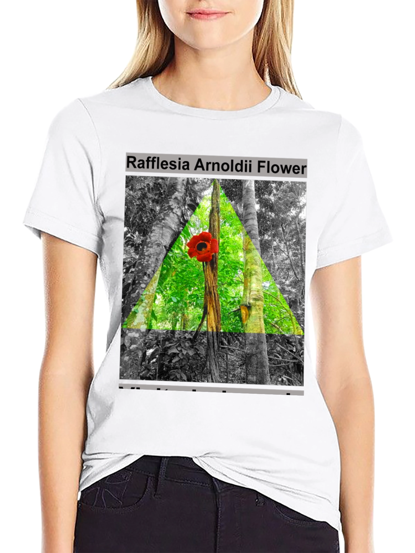 Black Rafflesia Arnoldii Flower T-Shirt view 9