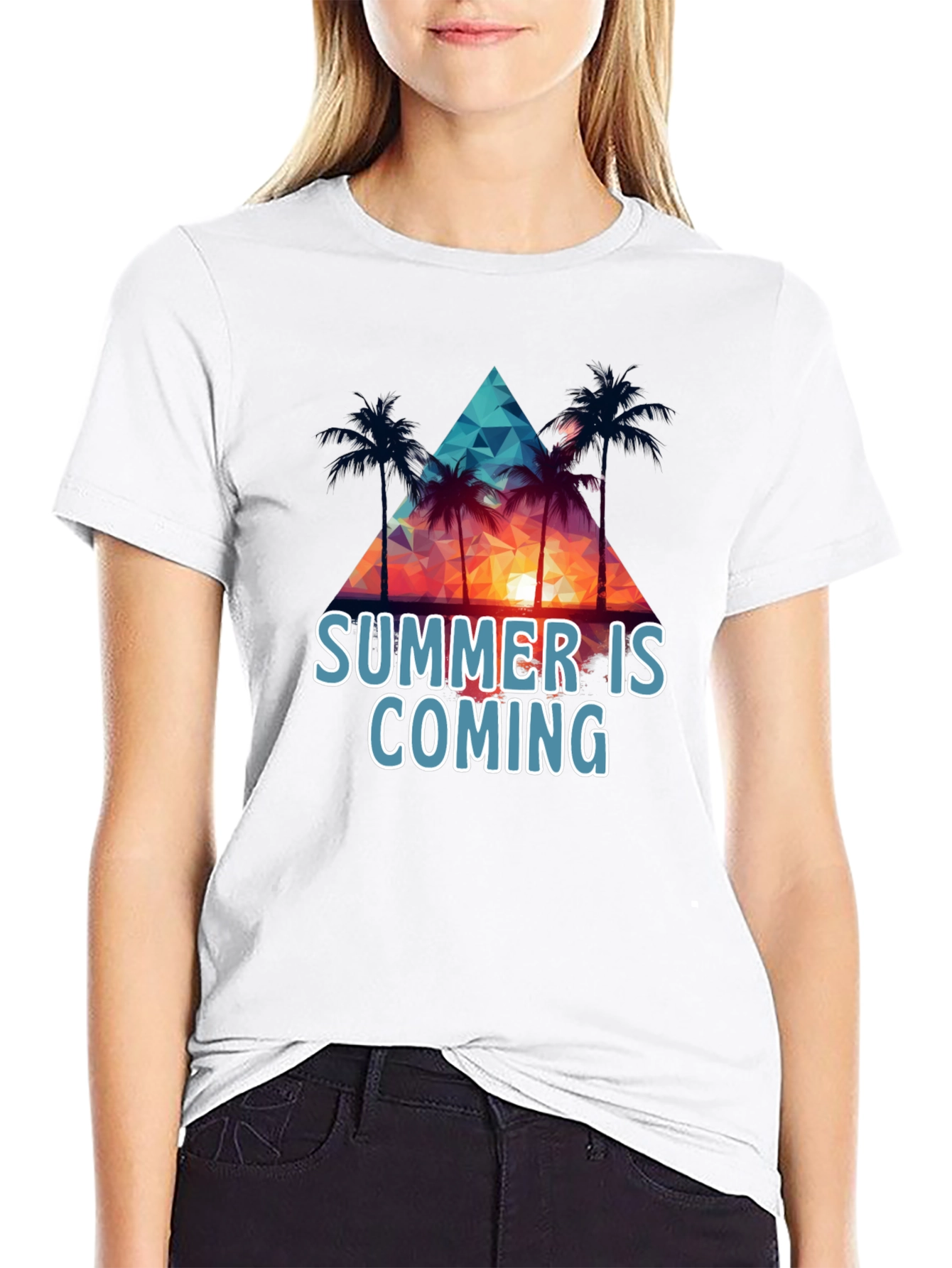 Black Summer Is Coming Black T-Shirt view 9