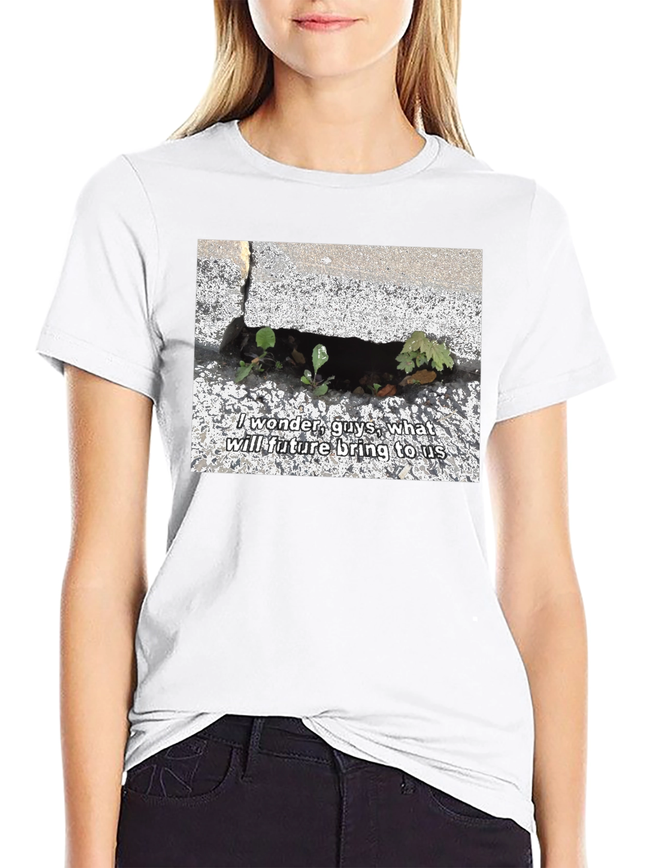 Nature-Inspired Graphic Tee - 'Future' Design - 9