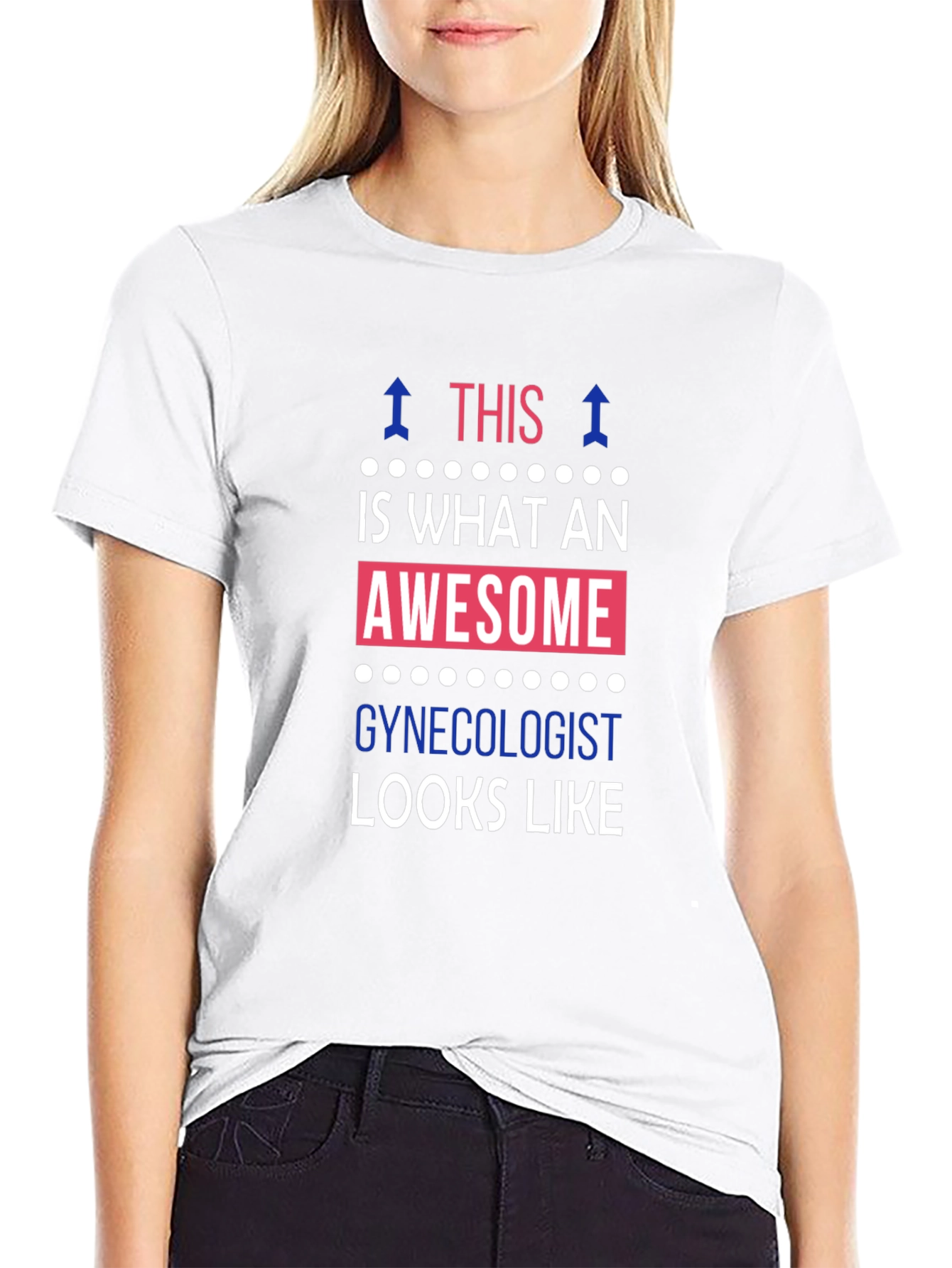 Black Awesome Gynecologist T-Shirt view 9