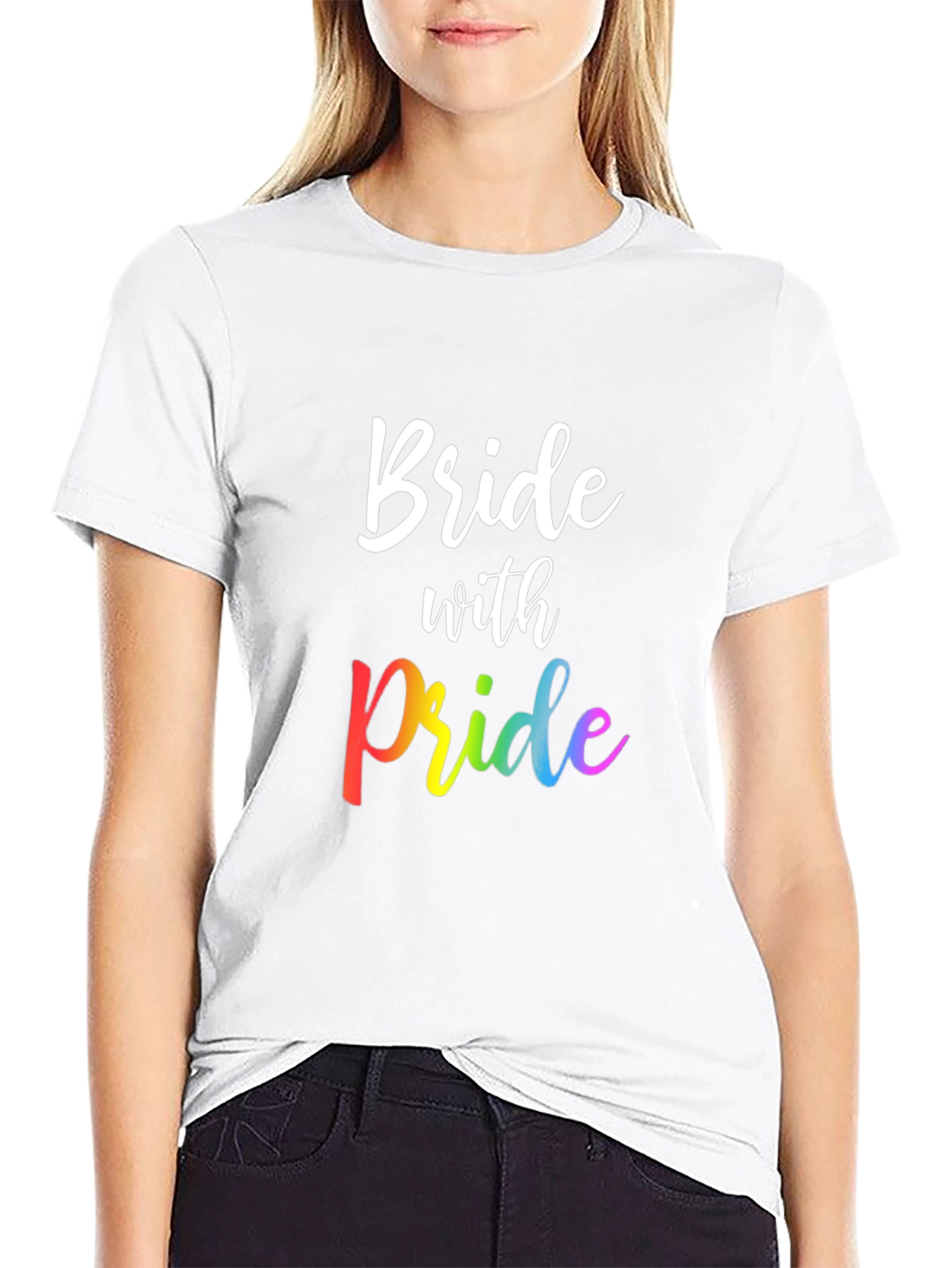 Black Bride with Pride T-Shirt view 9