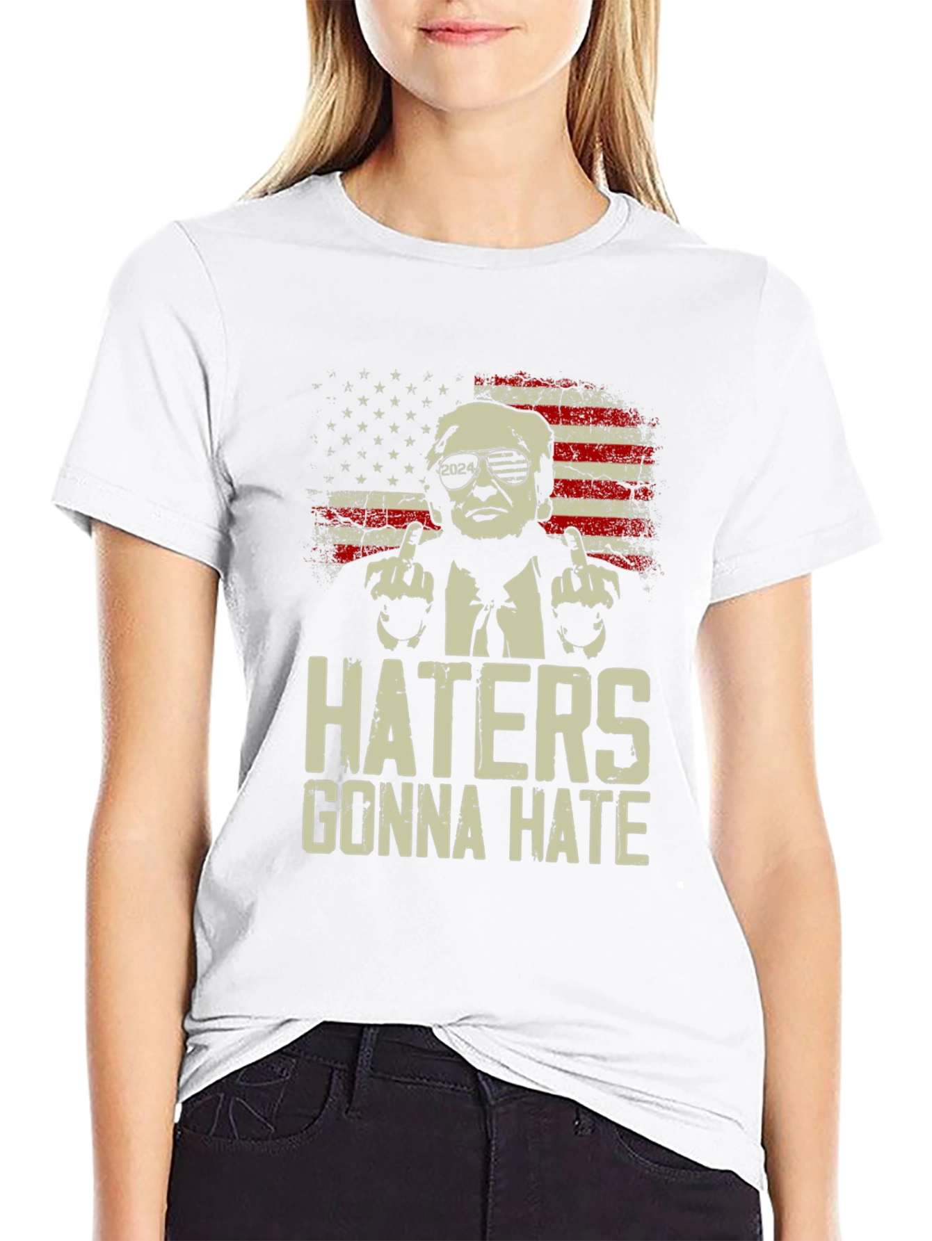 Haters Gonna Hate Trump 2024 T-Shirt - 9