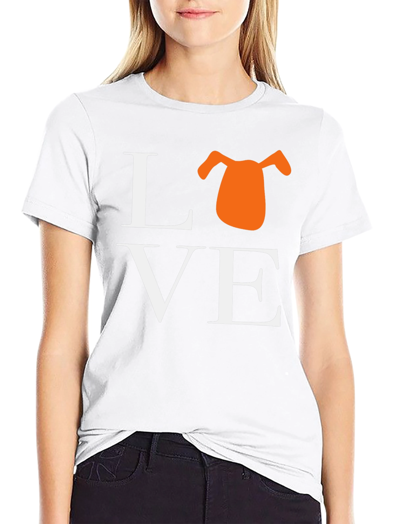 Black Love Dog Graphic Tee view 9