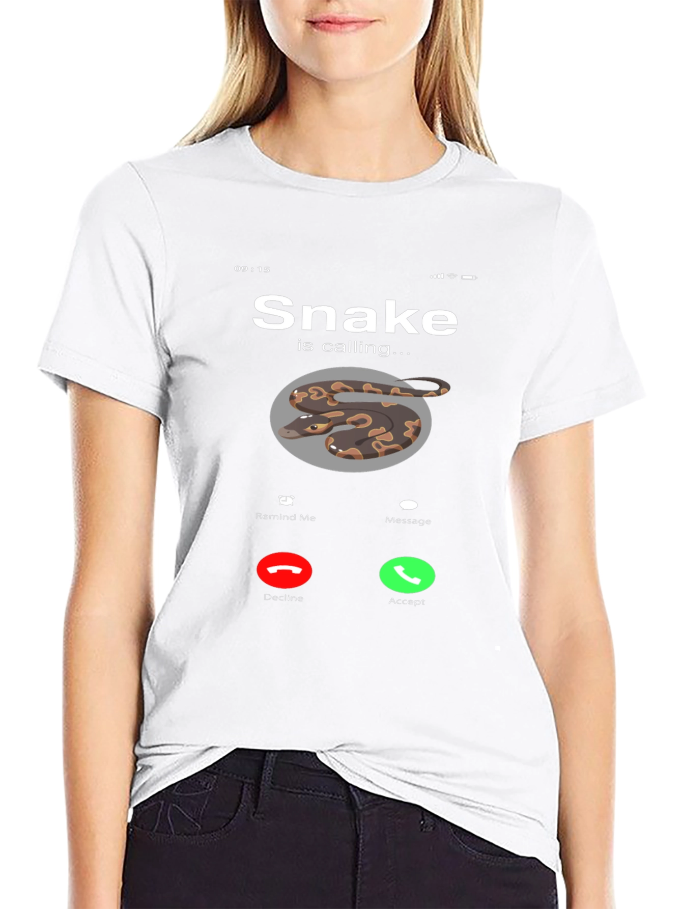 Black Snake is Calling Graphic Tee view 9