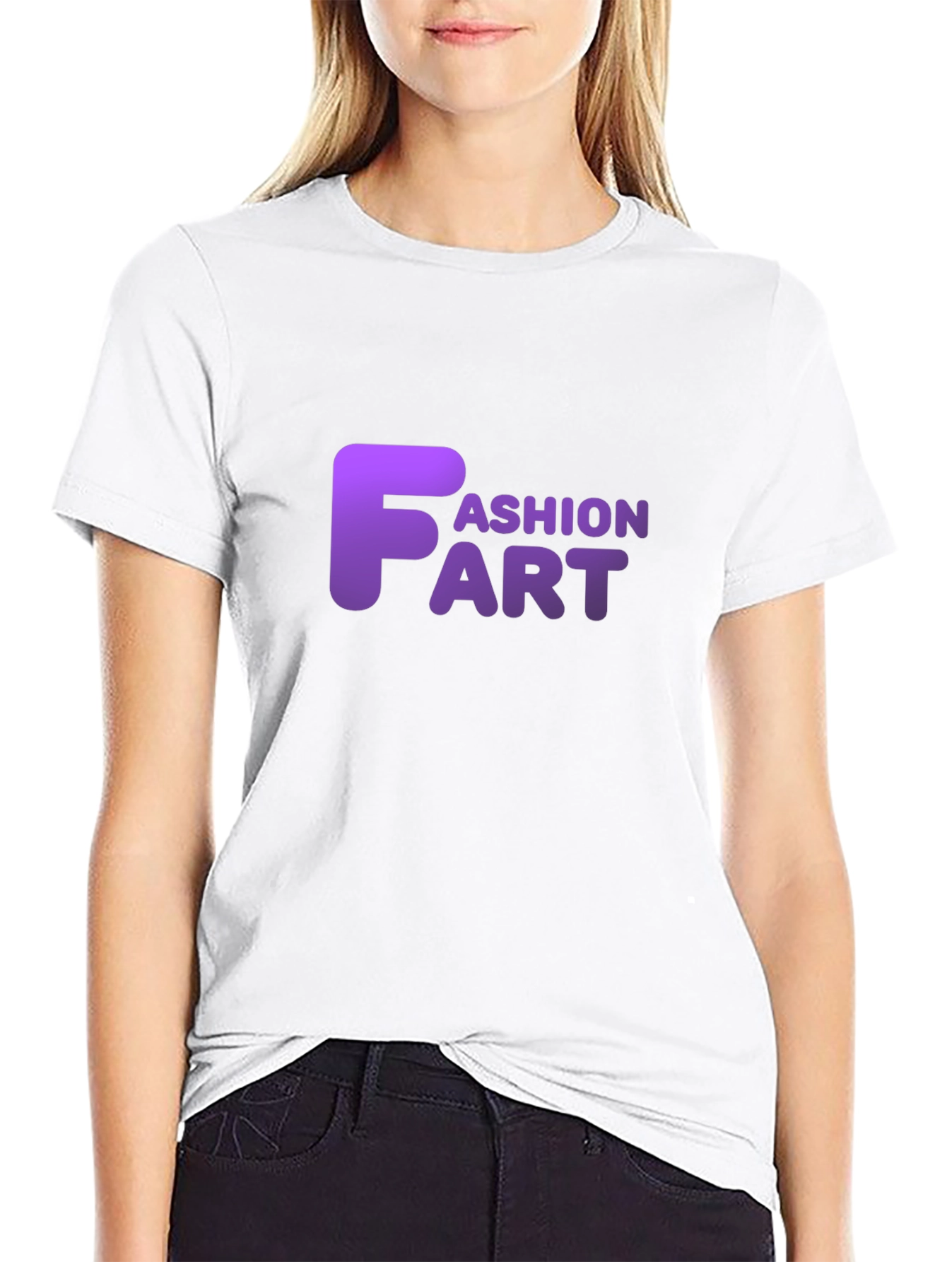 Black Fashion Fart T-Shirt - Funny Novelty Graphic Tee view 9
