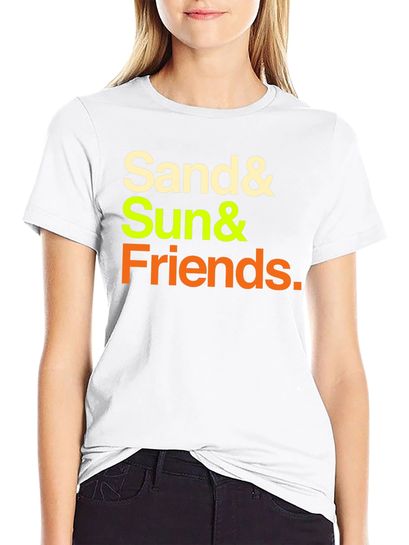 Black Sand & Sun & Friends T-Shirt view 9