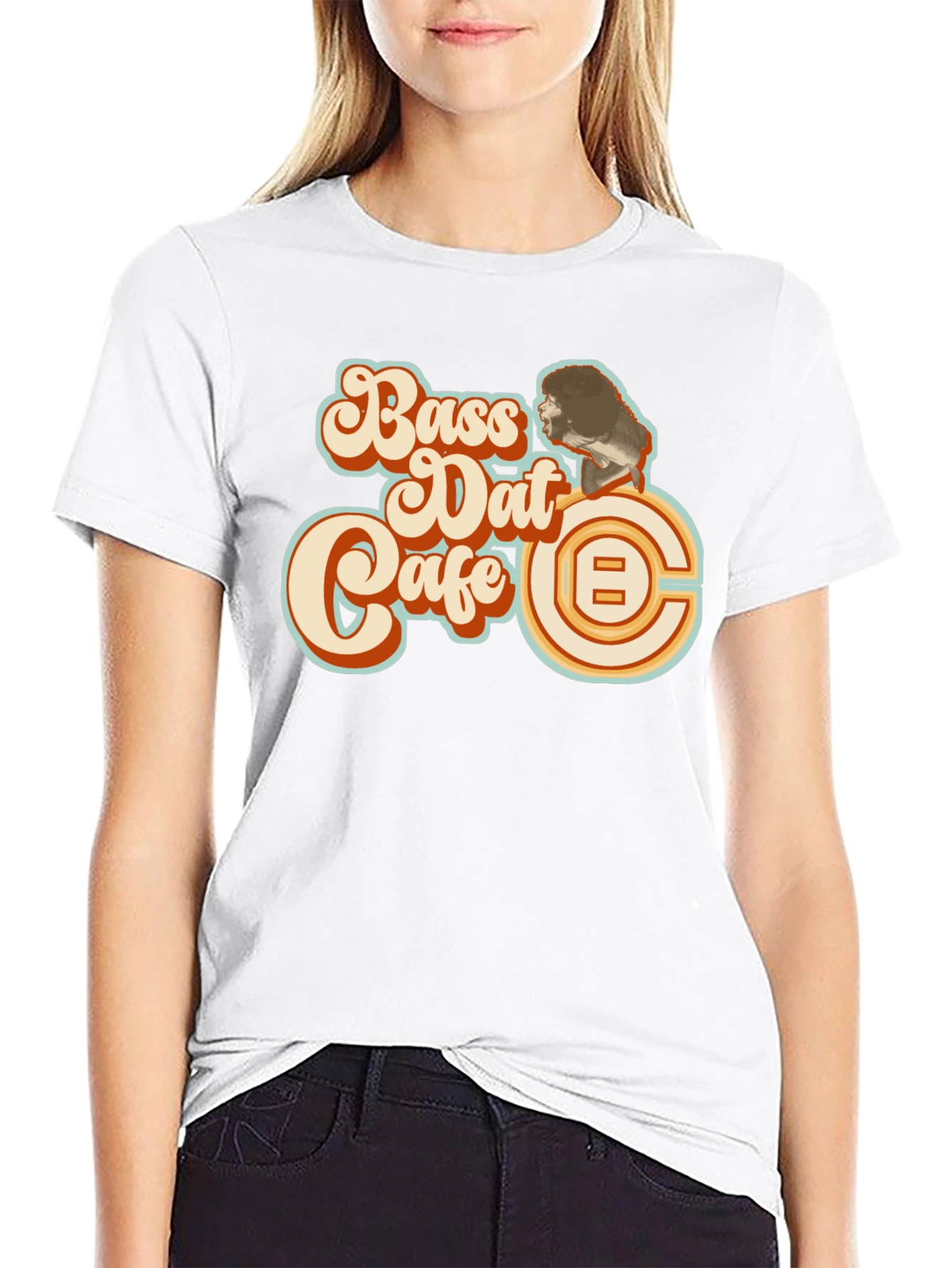 Black Bass Dat Cafe Black T-Shirt view 9