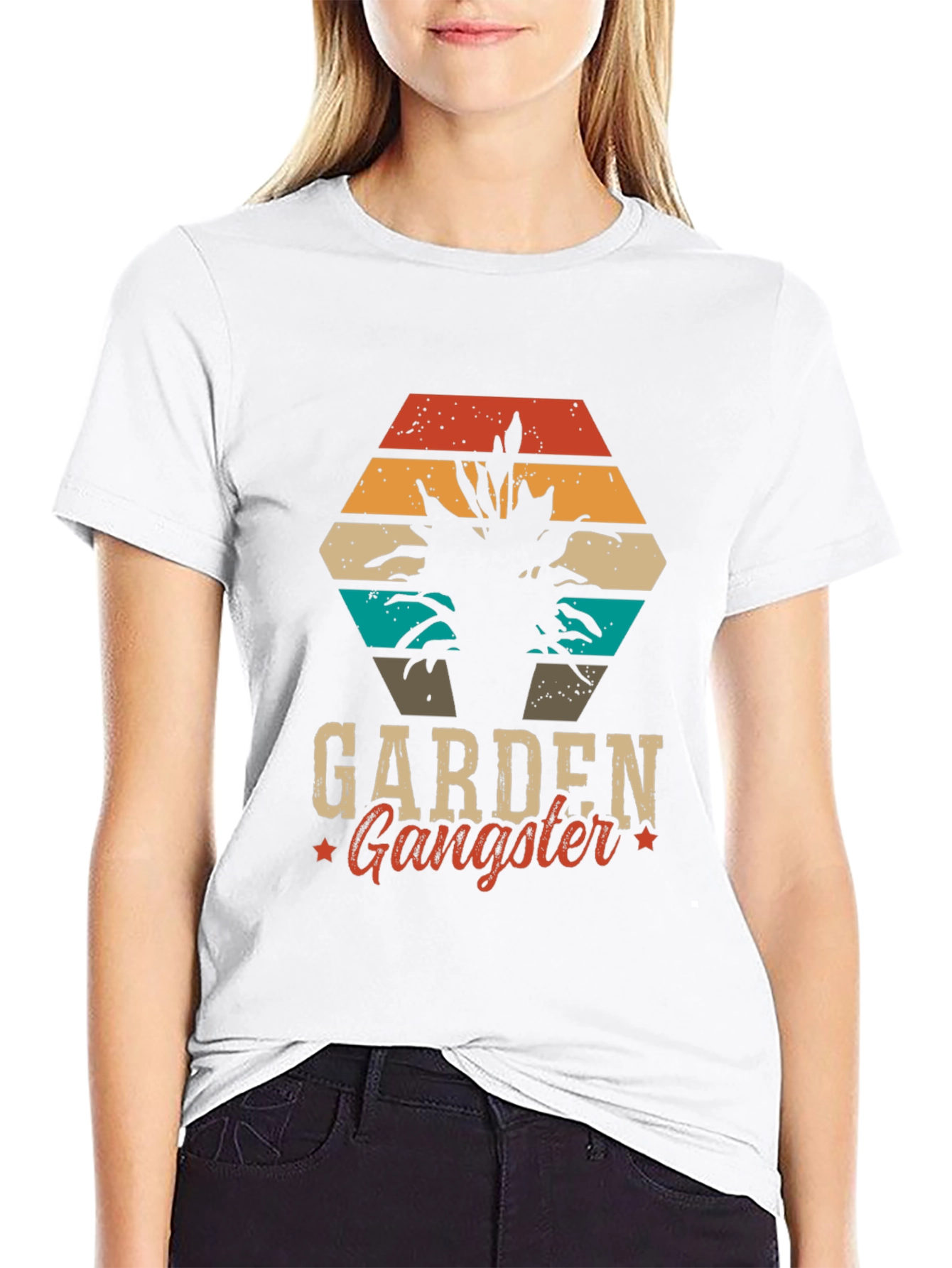 Black Garden Gangster Graphic Tee - Black T-Shirt view 9