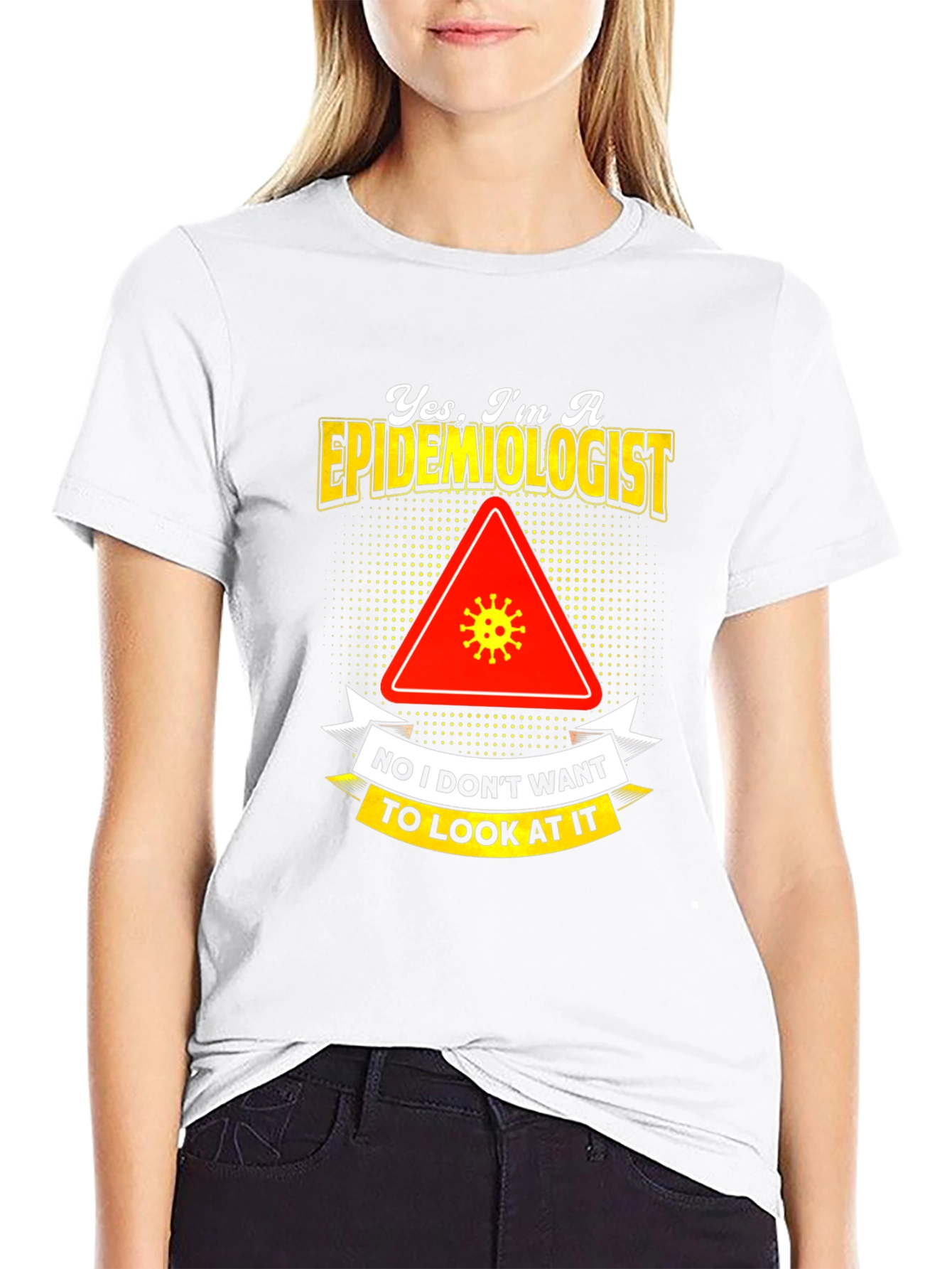 Black Epidemiologist Novelty Graphic T-Shirt view 9