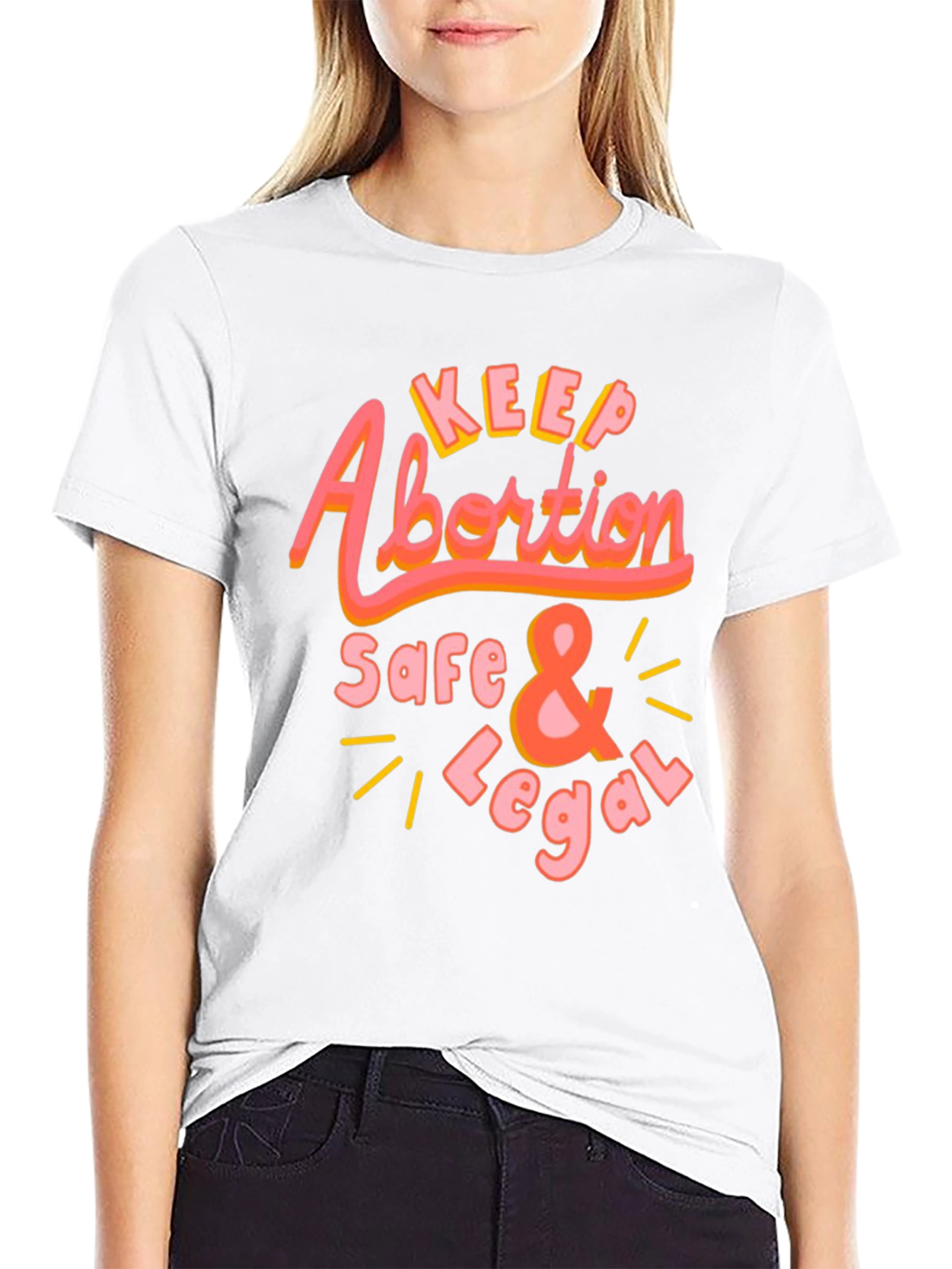 Keep Abortion Safe & Legal Graphic Tee - 9