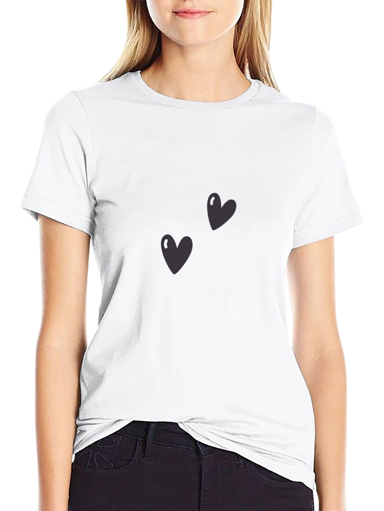 Black Heart Graphic Black T-Shirt | Casual Menswear view 9