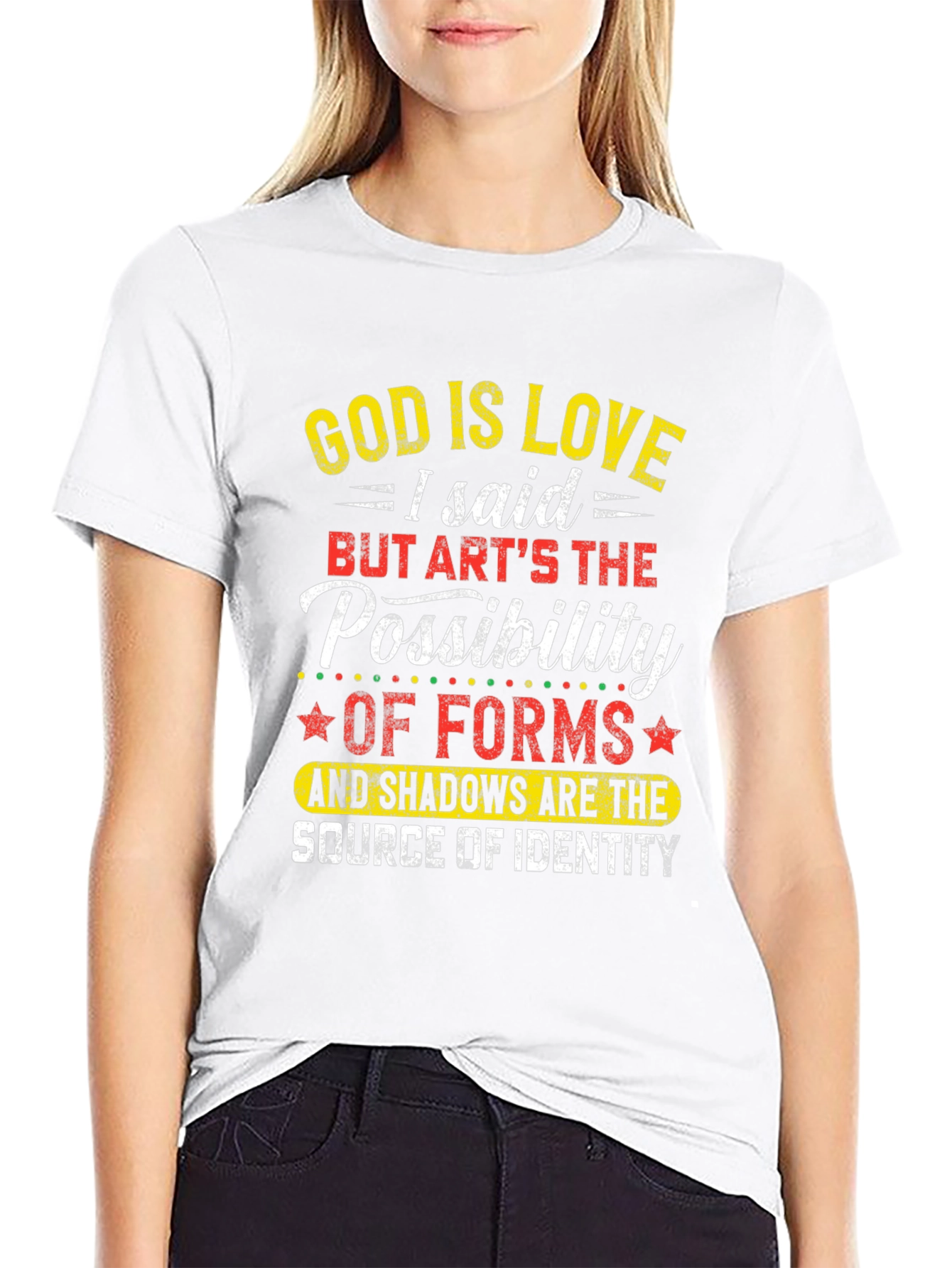 Black God is Love Graphic T-Shirt view 9