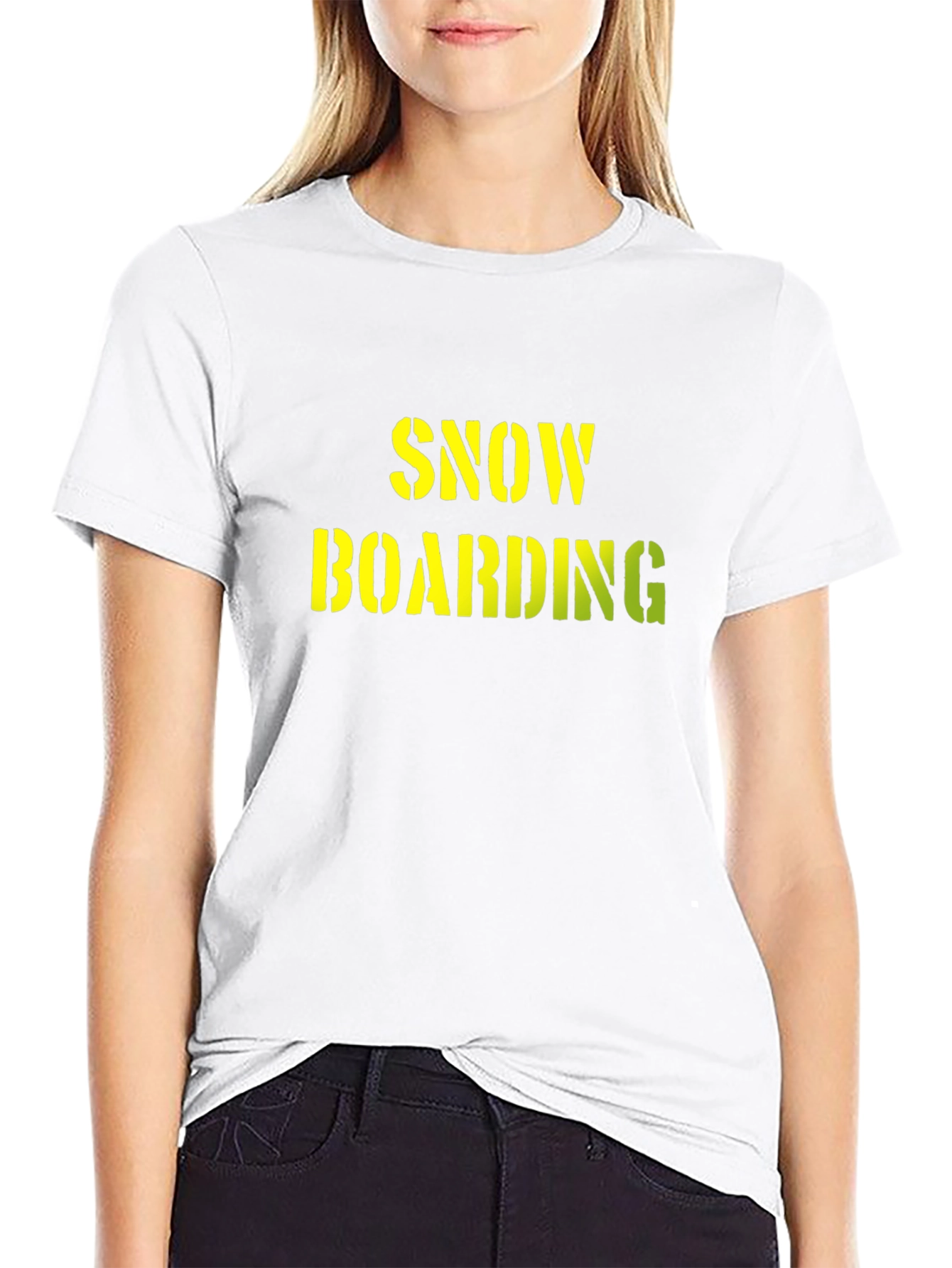 Black Snow Boarding T-Shirt view 9