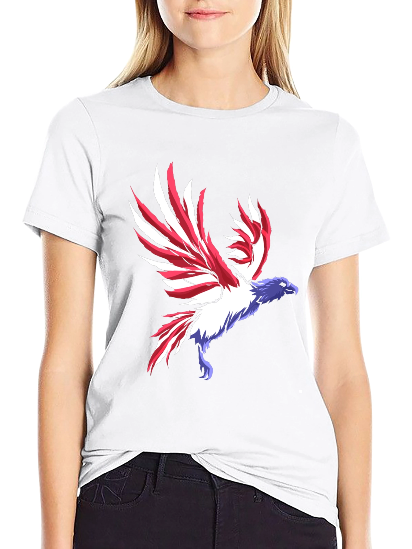 Black American Eagle Graphic Tee view 9