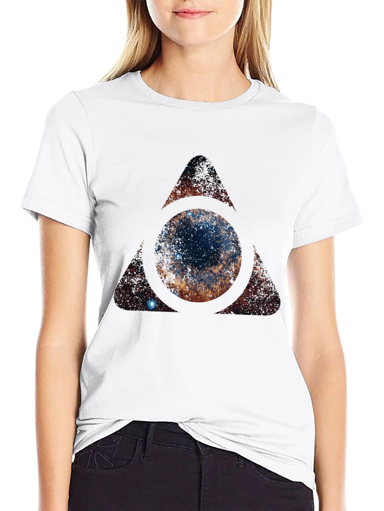 Cosmic Eye T-Shirt - Galaxy Triangle Design - 9