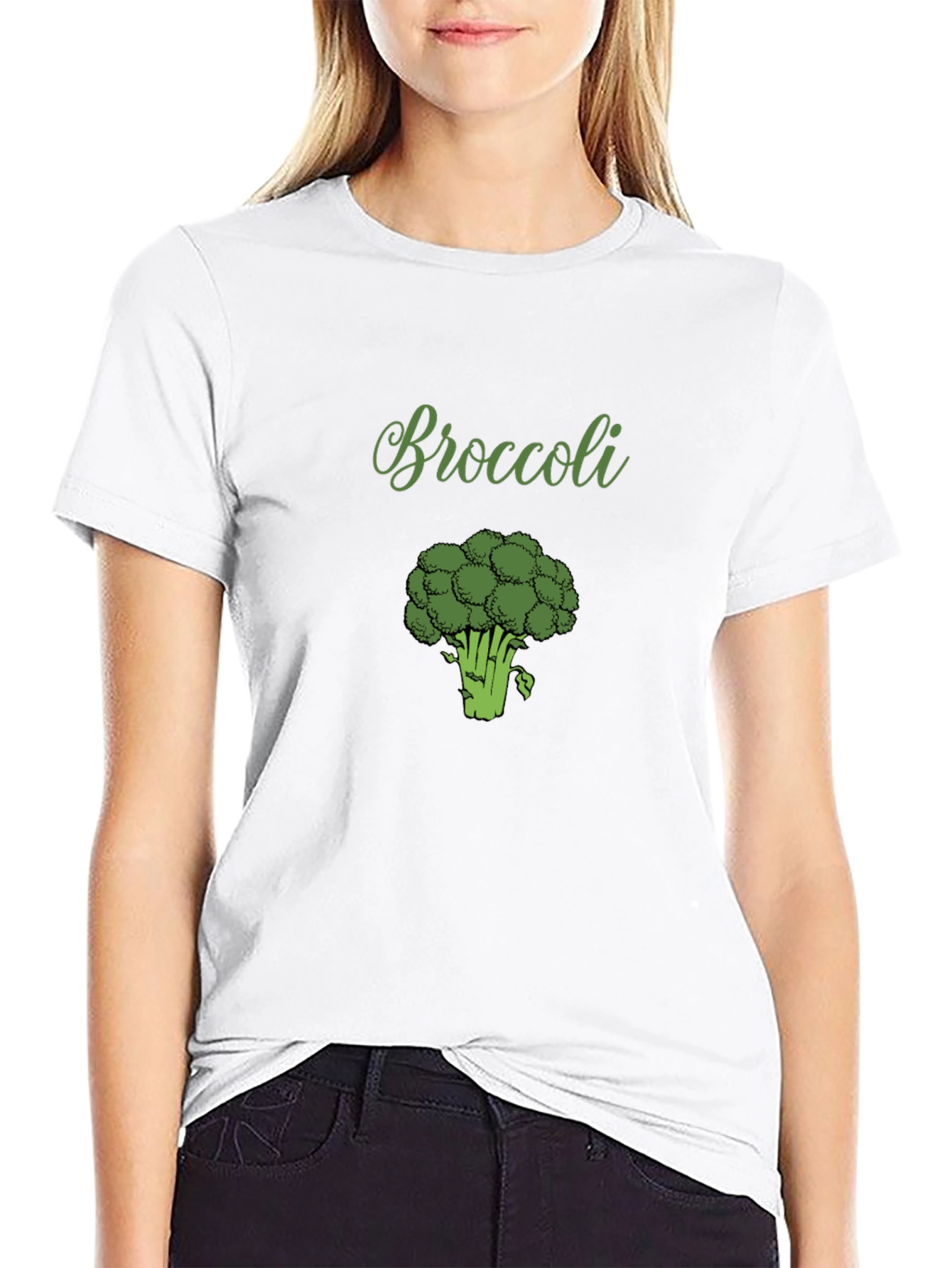 Broccoli Graphic Tee - Black Cotton T-Shirt - 9