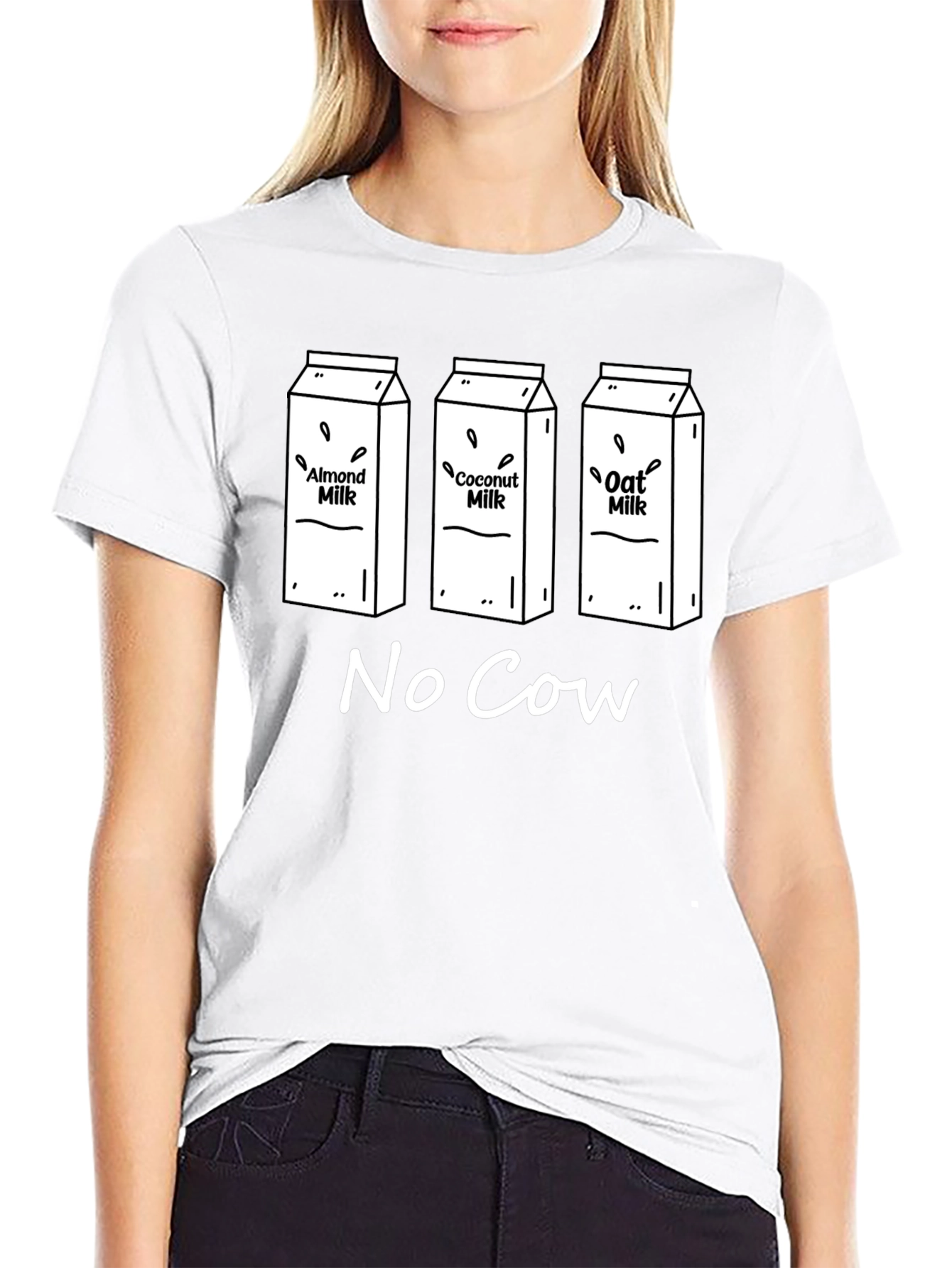 Vegan Milk T-Shirt - No Cow - 9