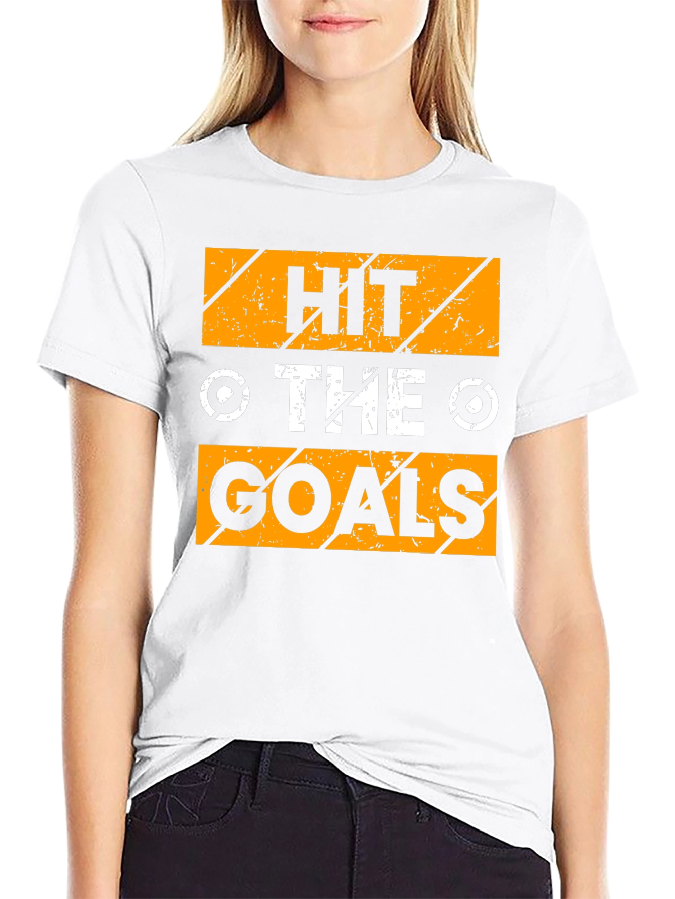 Black Hit The Goals Graphic T-Shirt view 9