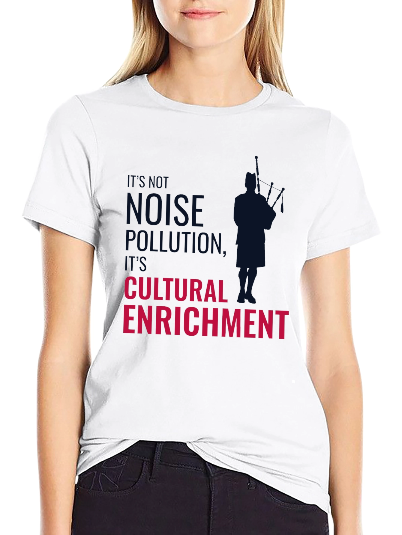 Cultural Enrichment Graphic Tee - Black Cotton T-Shirt - 9